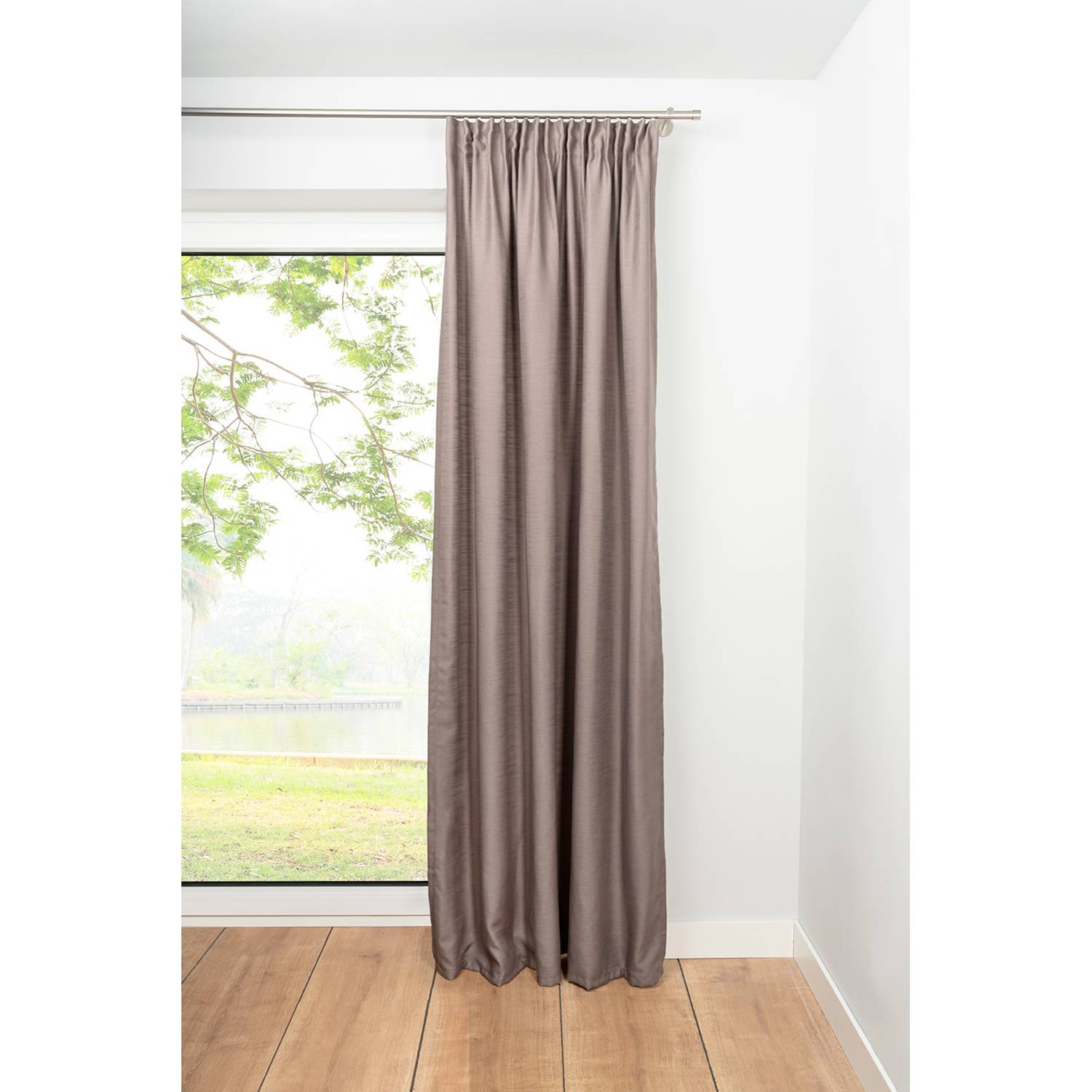 Schlaufenschal Balance Polyester Taupe 135 x 245 cm