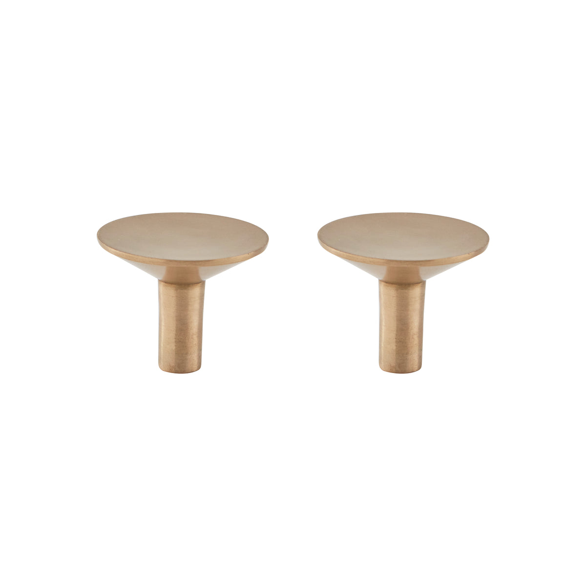 2x Rina Haken Messing Kupfer