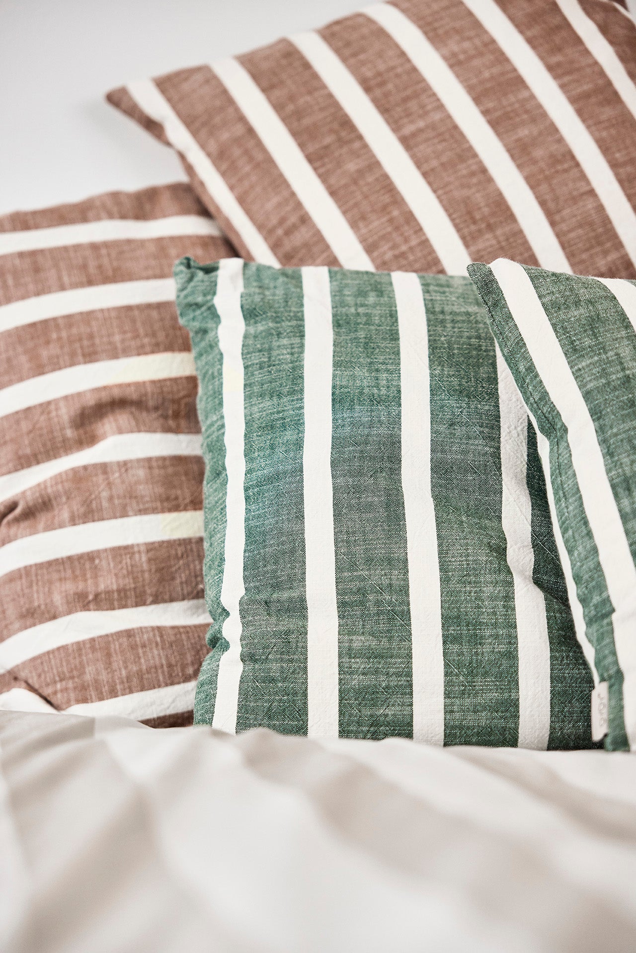 Kara Cushion Cover Organic Cotton Sienna