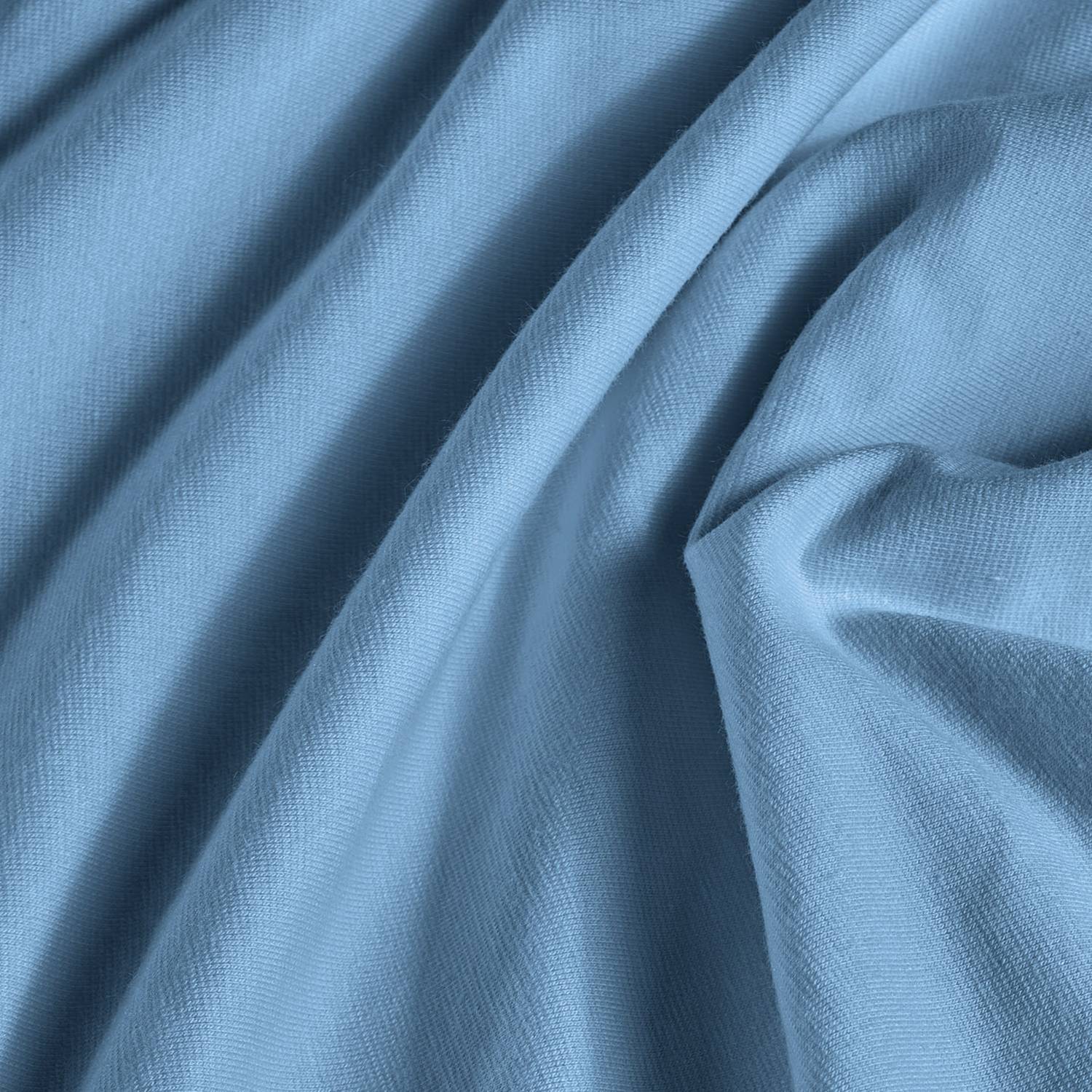 Spannbetttuch Vario-Stretch Jersey Blau 200 x 200 cm