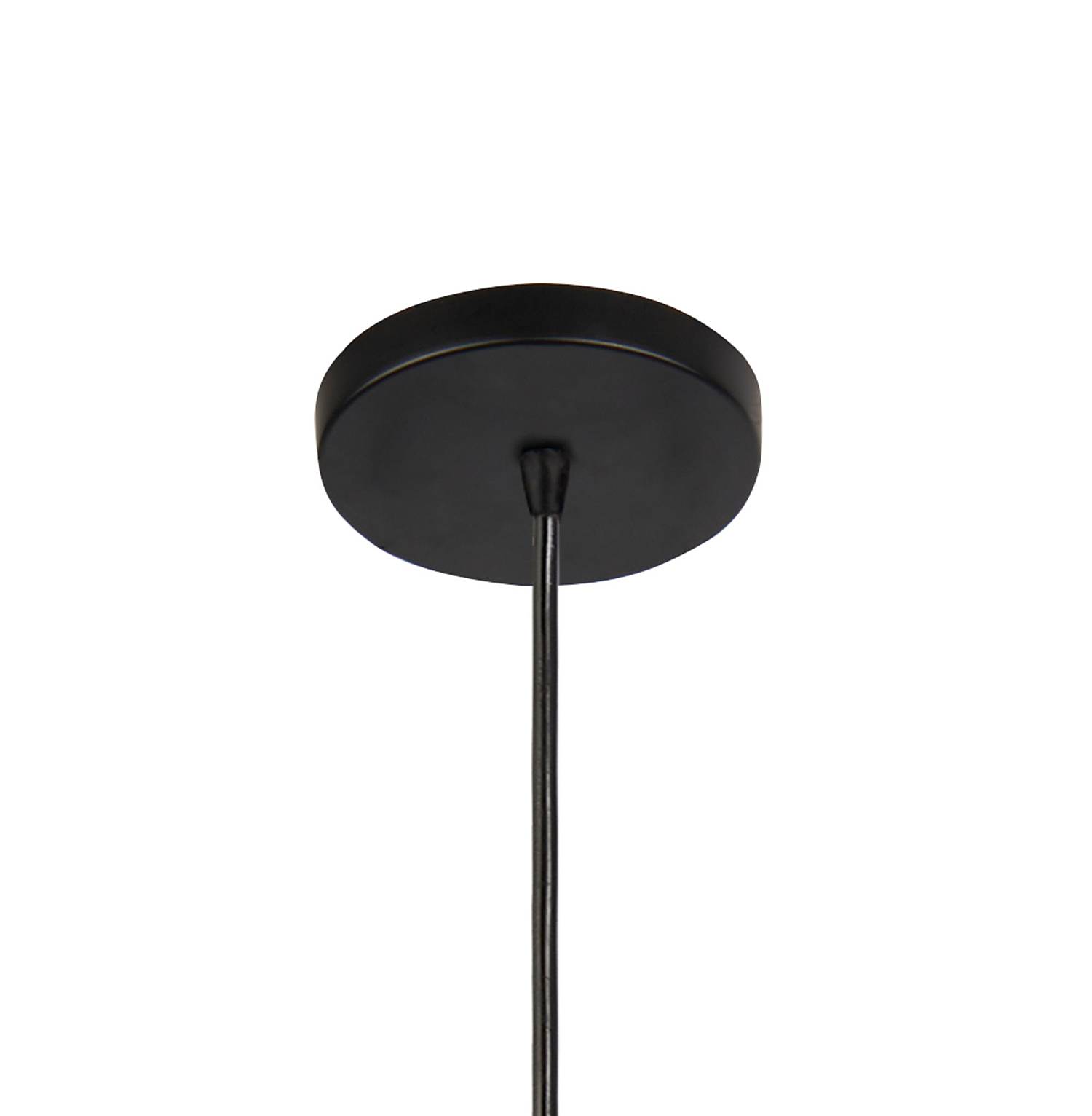 Squiggle Pendelleuchte Stahl Schwarz 1-flammig
