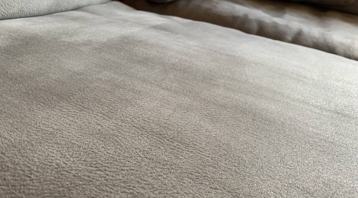 Ecksofa Polyester Grau