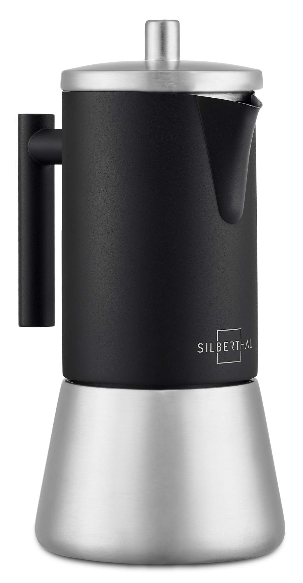 Espressokocher Edelstahl Silber 300 ml