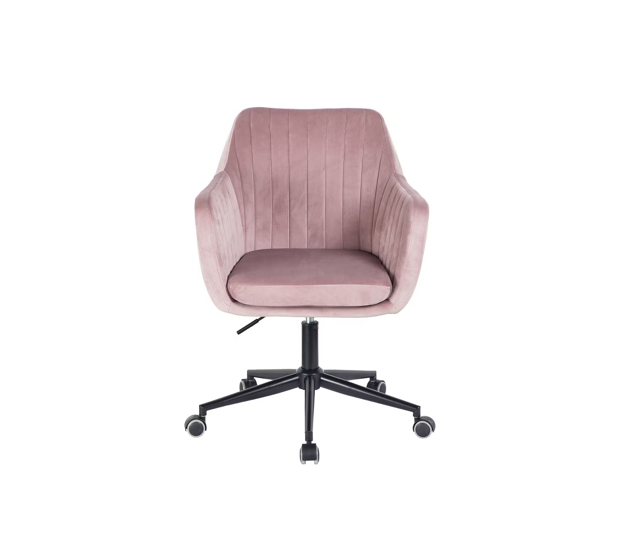 Bürostuhl Textil Metall Pink