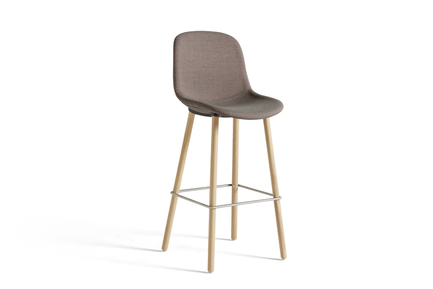 Neu 12 Barhocker High Gepolstert Braun