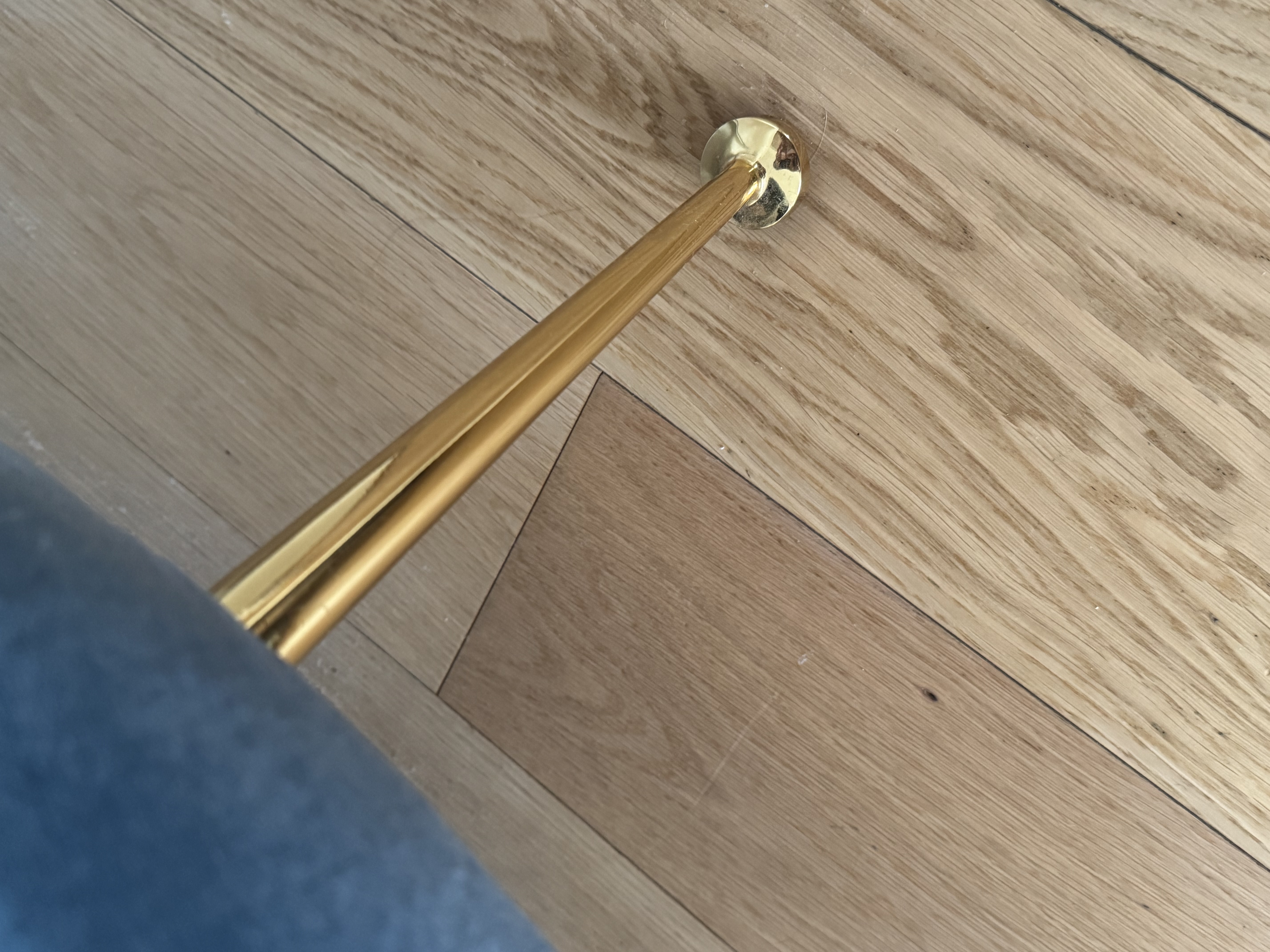 Trapezium Chair Velvet Turquoise Gold