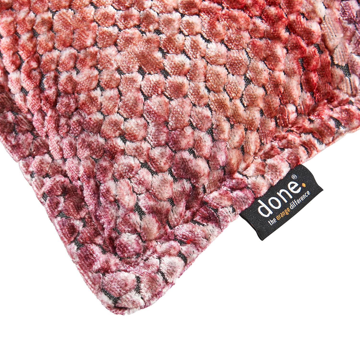 Cushion cover Glam Colour Blended fabric Red 40 x 60 cm