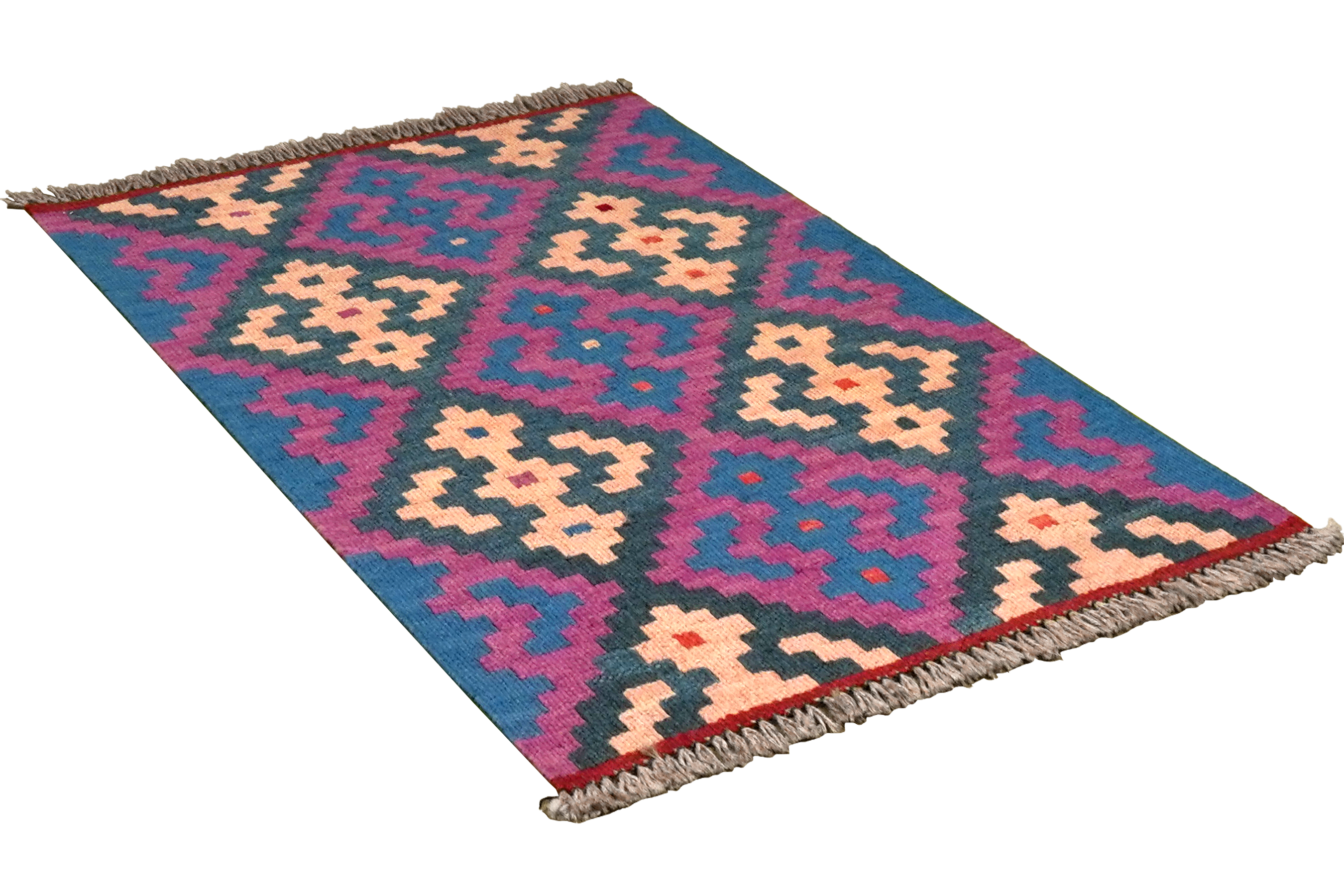 Kilim Gashgai Teppich Mehrfarbig