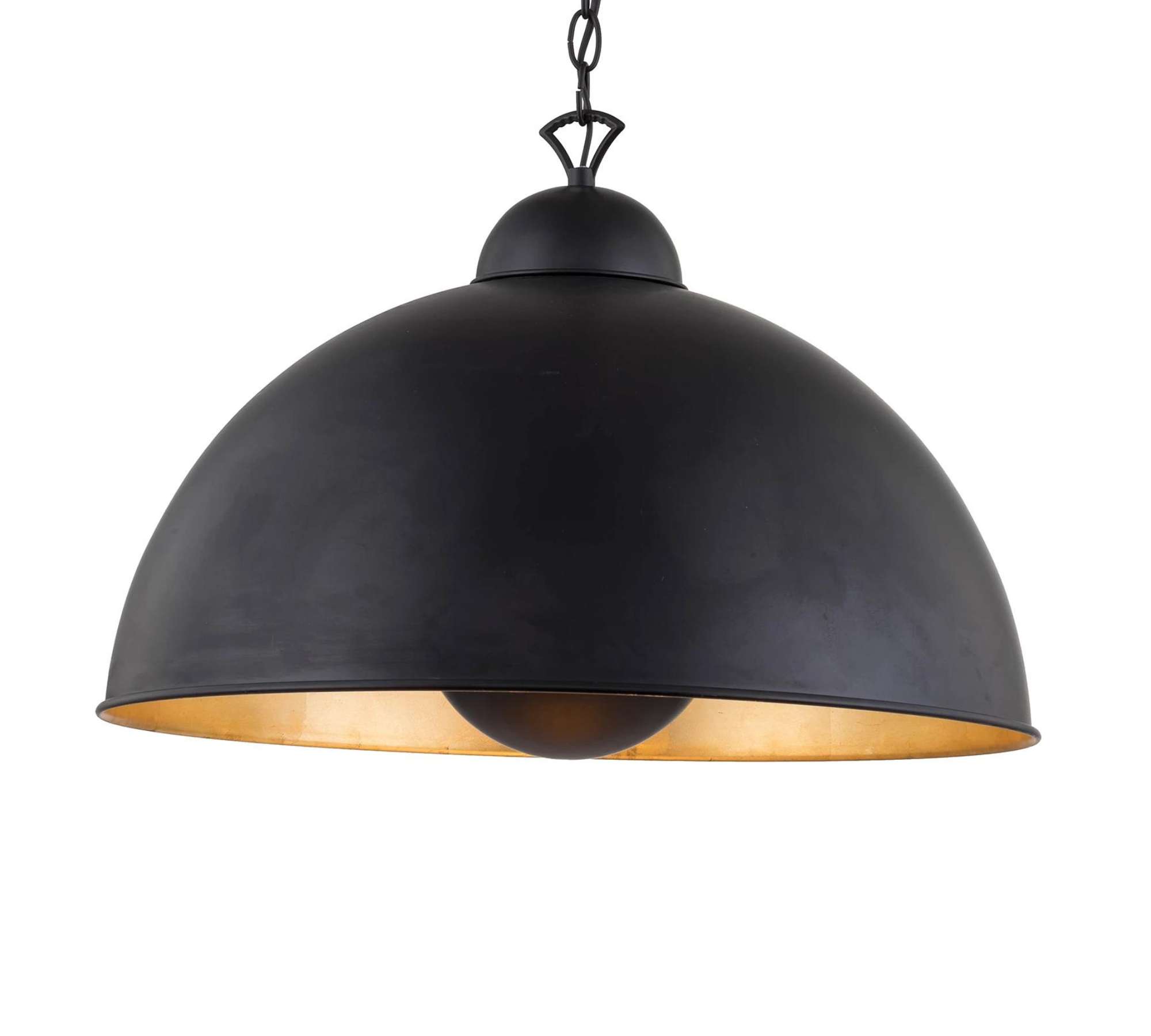 Pendant lamp 1-light metal black