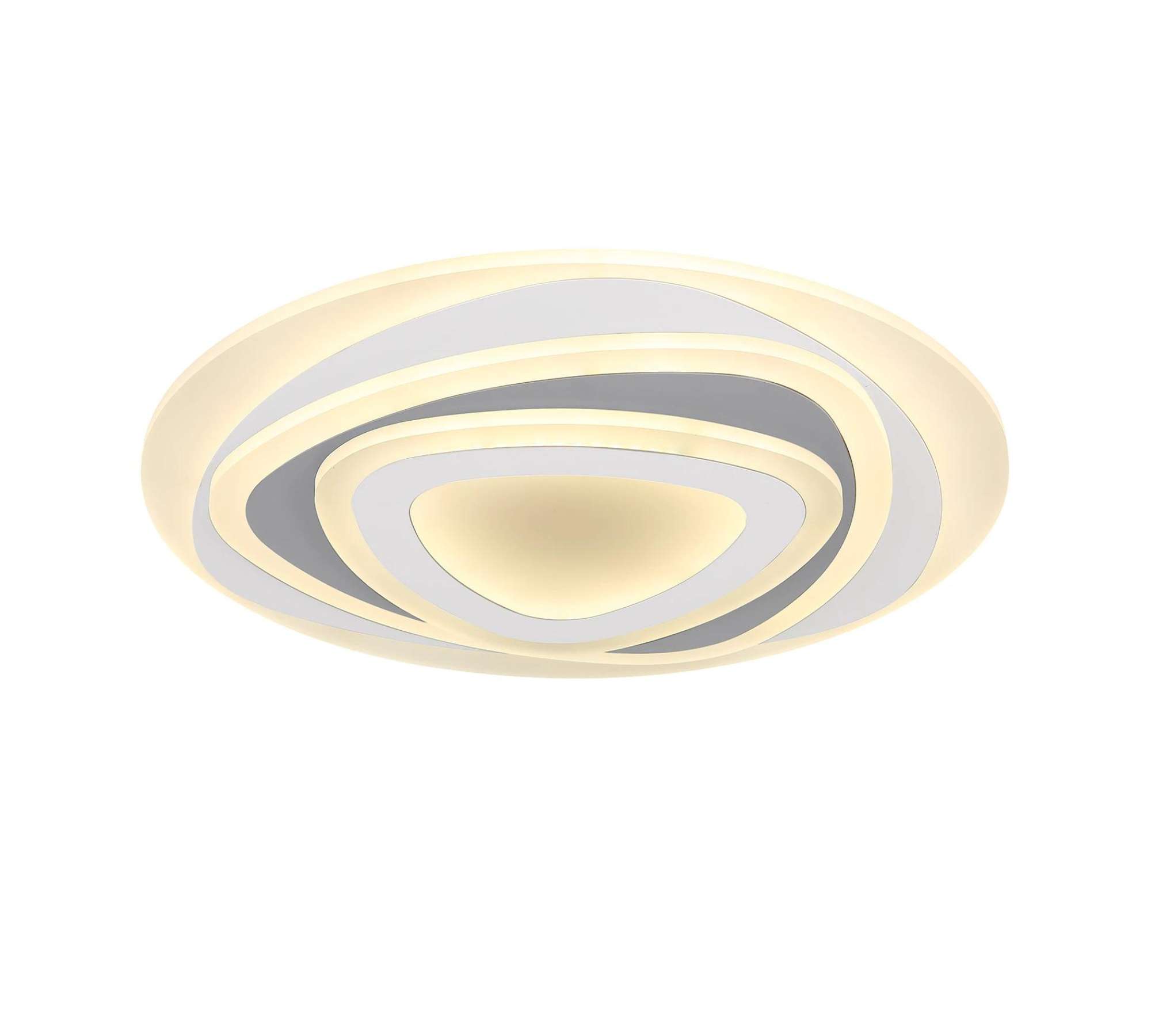 LED ceiling light 1-bulb metal synthetic cream