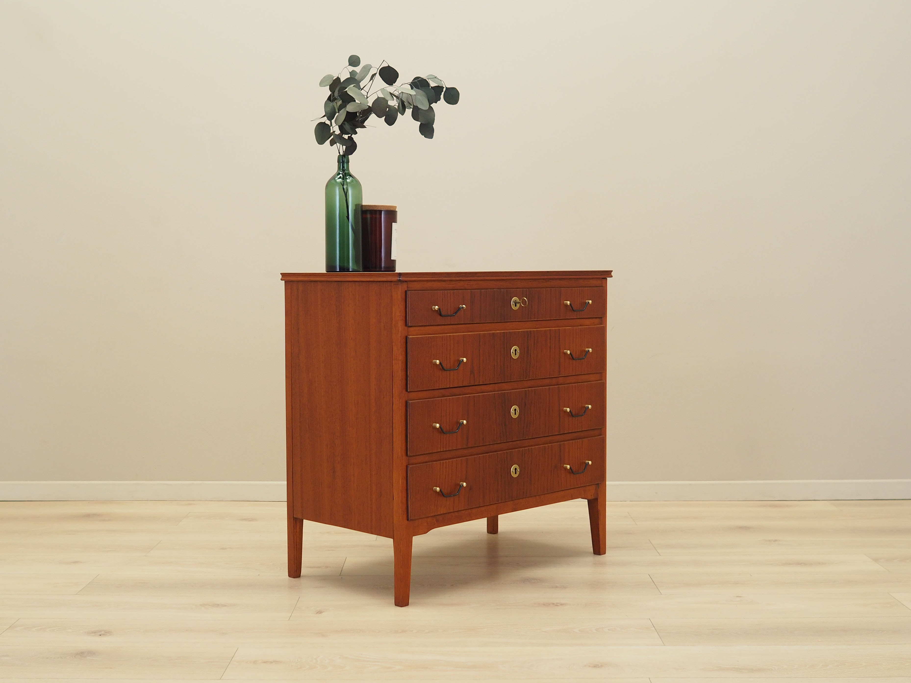Chest of drawers Teak wood 1970s
