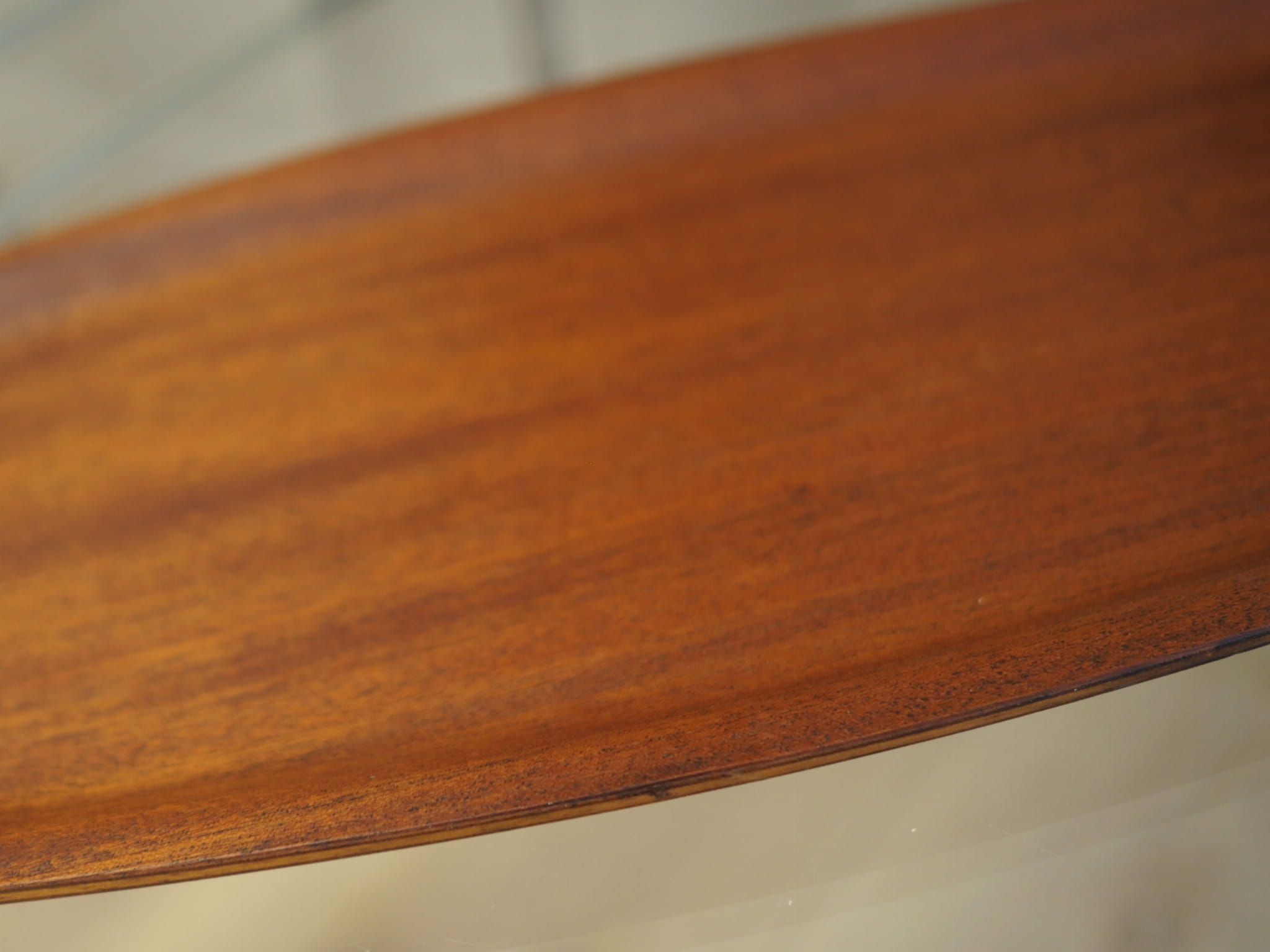 Vintage Tray Teak Wood Brown 1960s