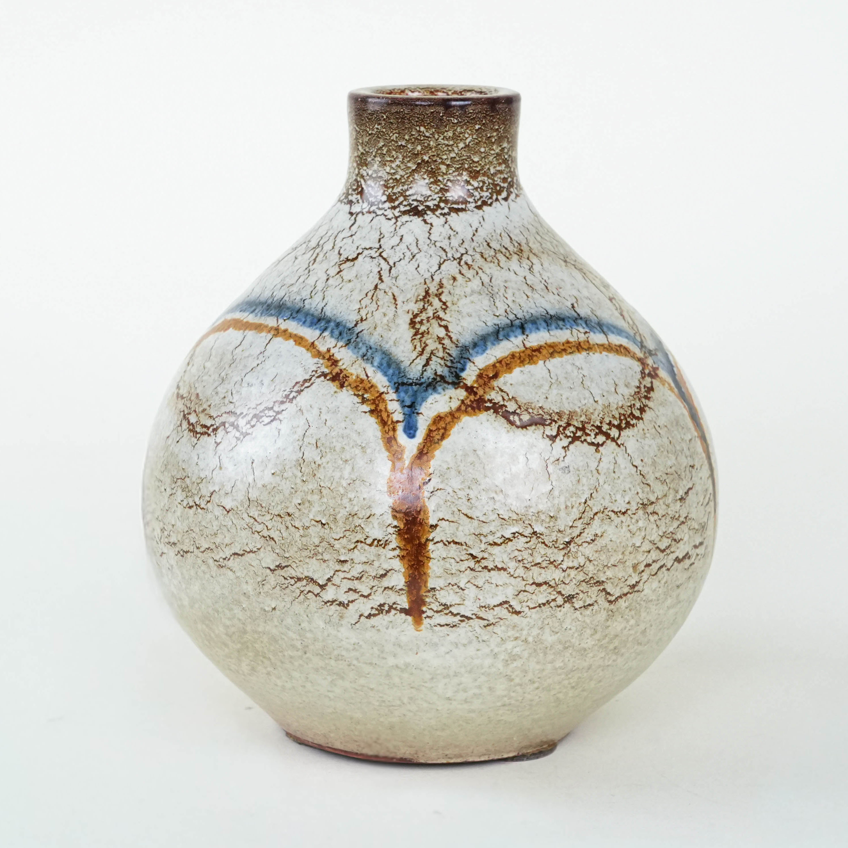 Ceramic vase Multi-colored 1960s