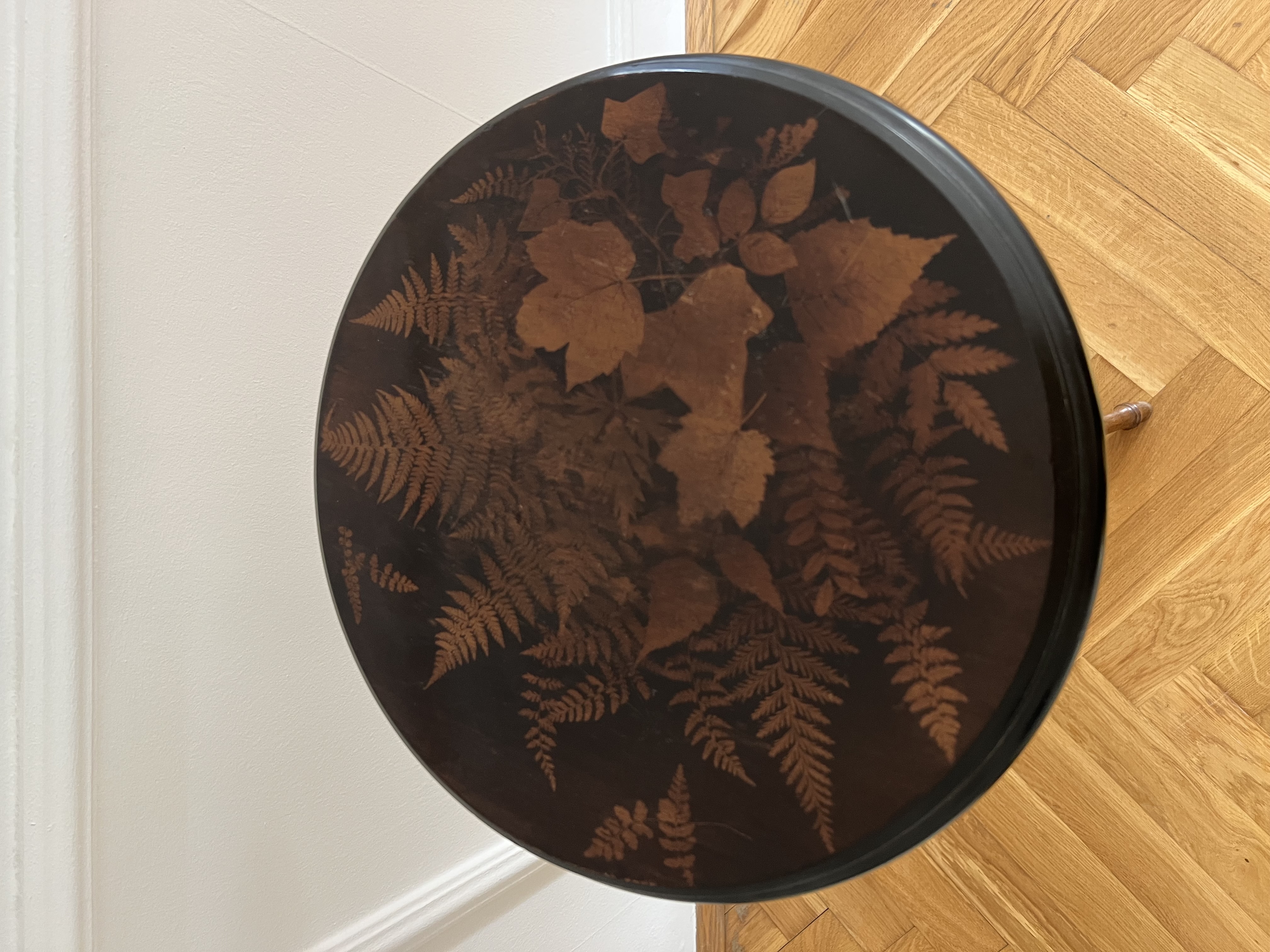 Three-legged side table wood 37cm