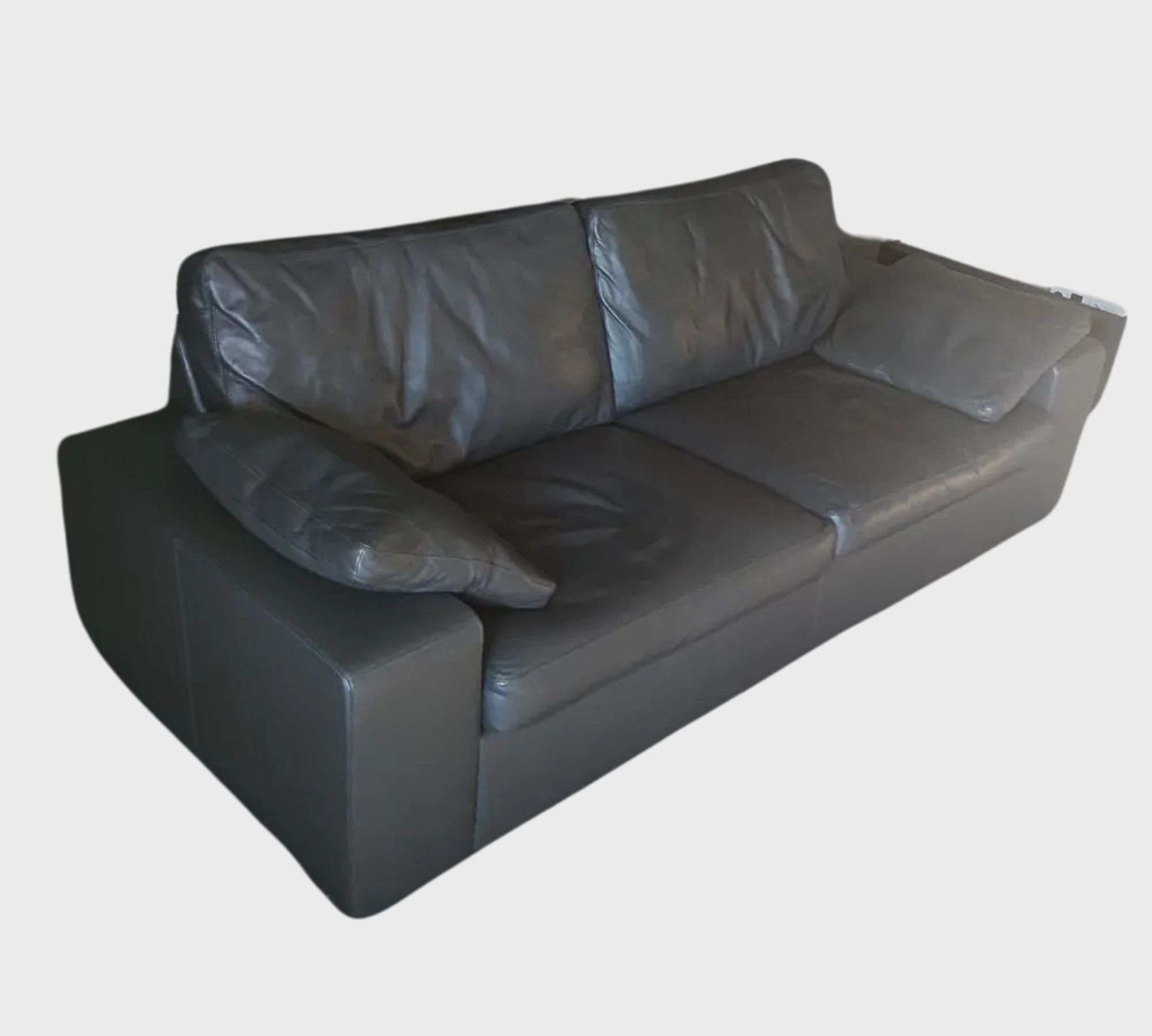 Conseta Sofa 3-Sitzer Leder Anthrazit