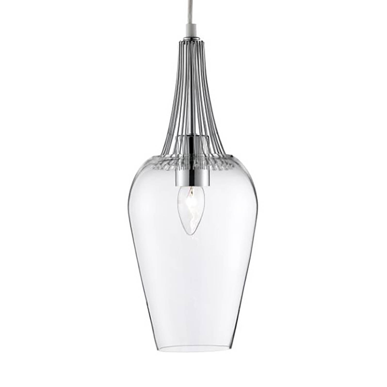 Pendelleuchte Whisk Silber