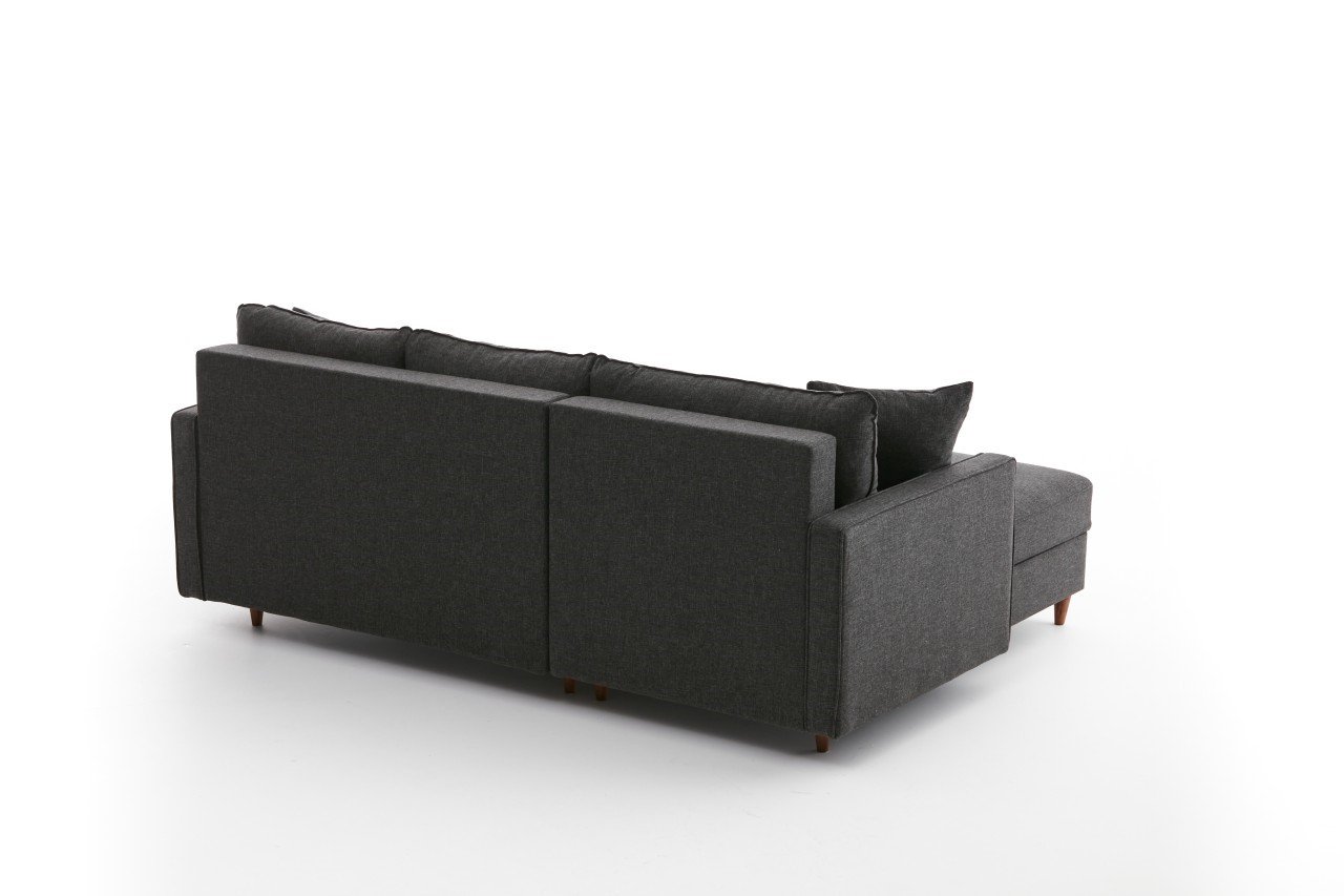 Sofa Récamiere Links Anthrazit