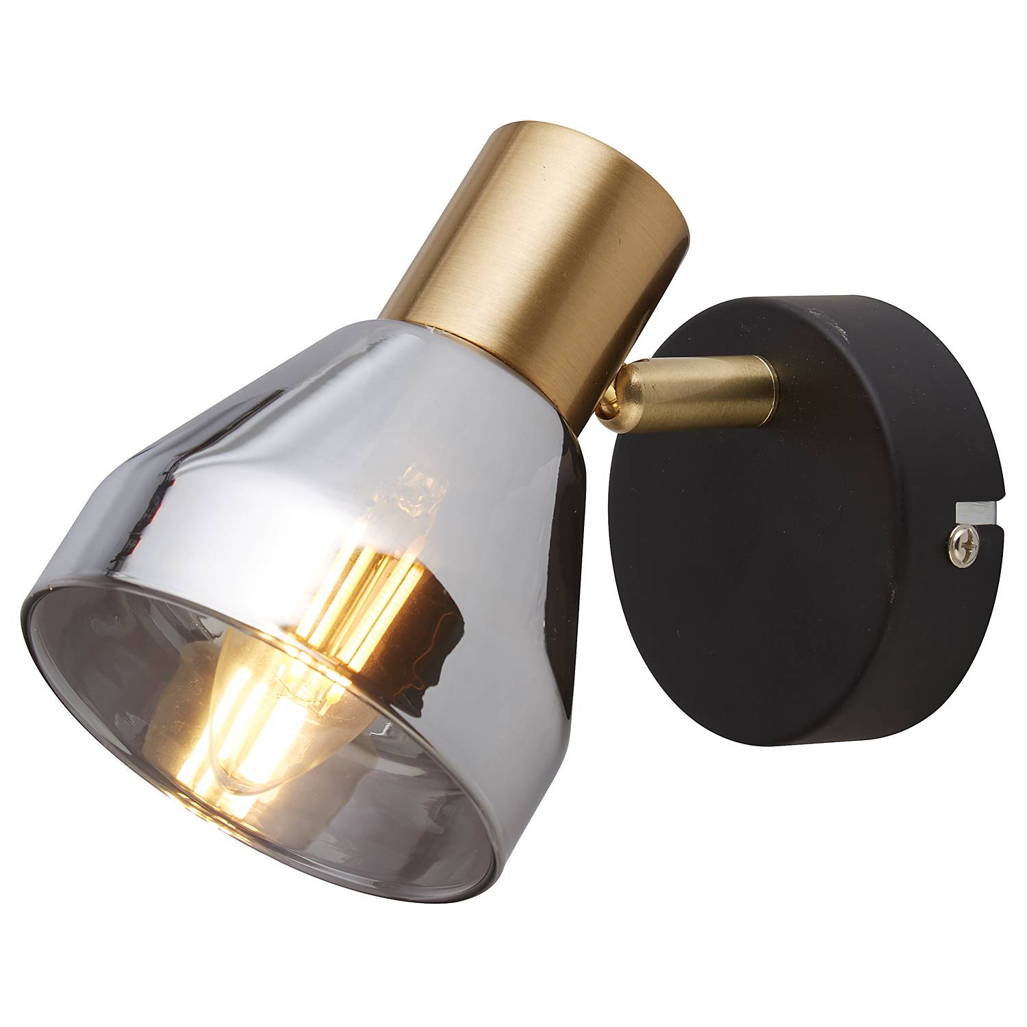 Lanester Wall Lamp Steel 1-flame