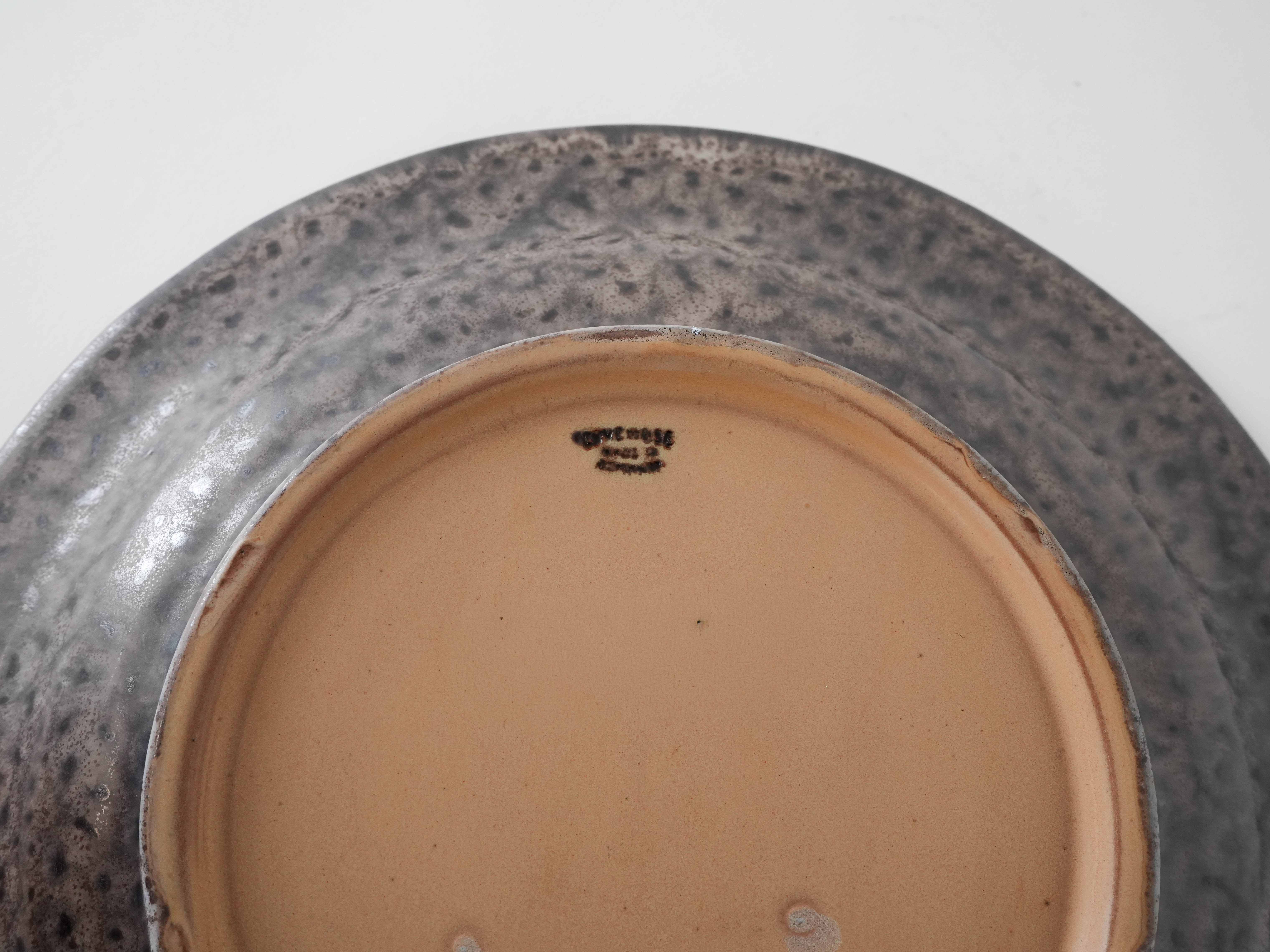 Ceramic bowl Brown 1960s