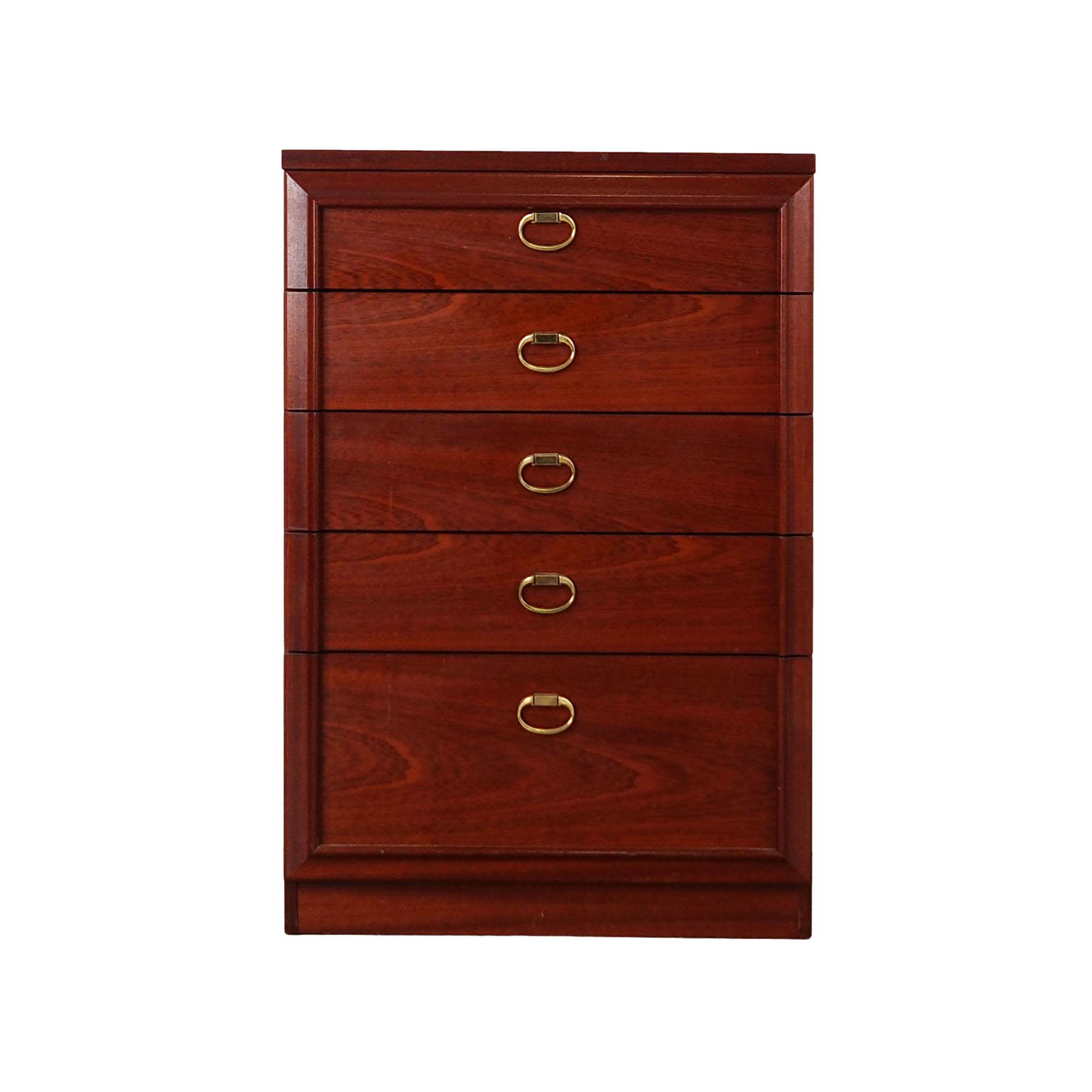 Mahogany Chest of Drawers 1980s