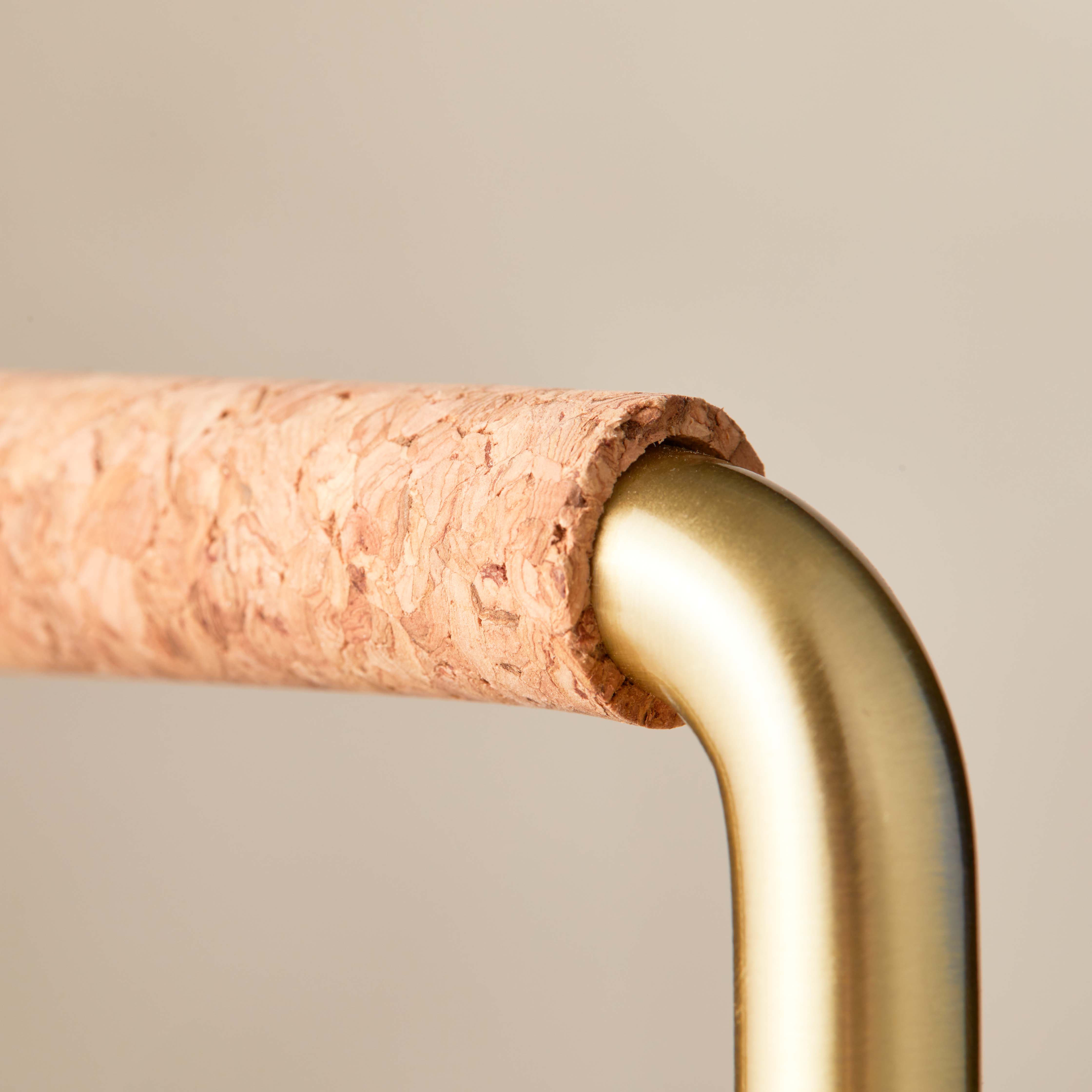 Heim Leuchte Tragbar mit Mini-USB-Anschluss Messing Grau