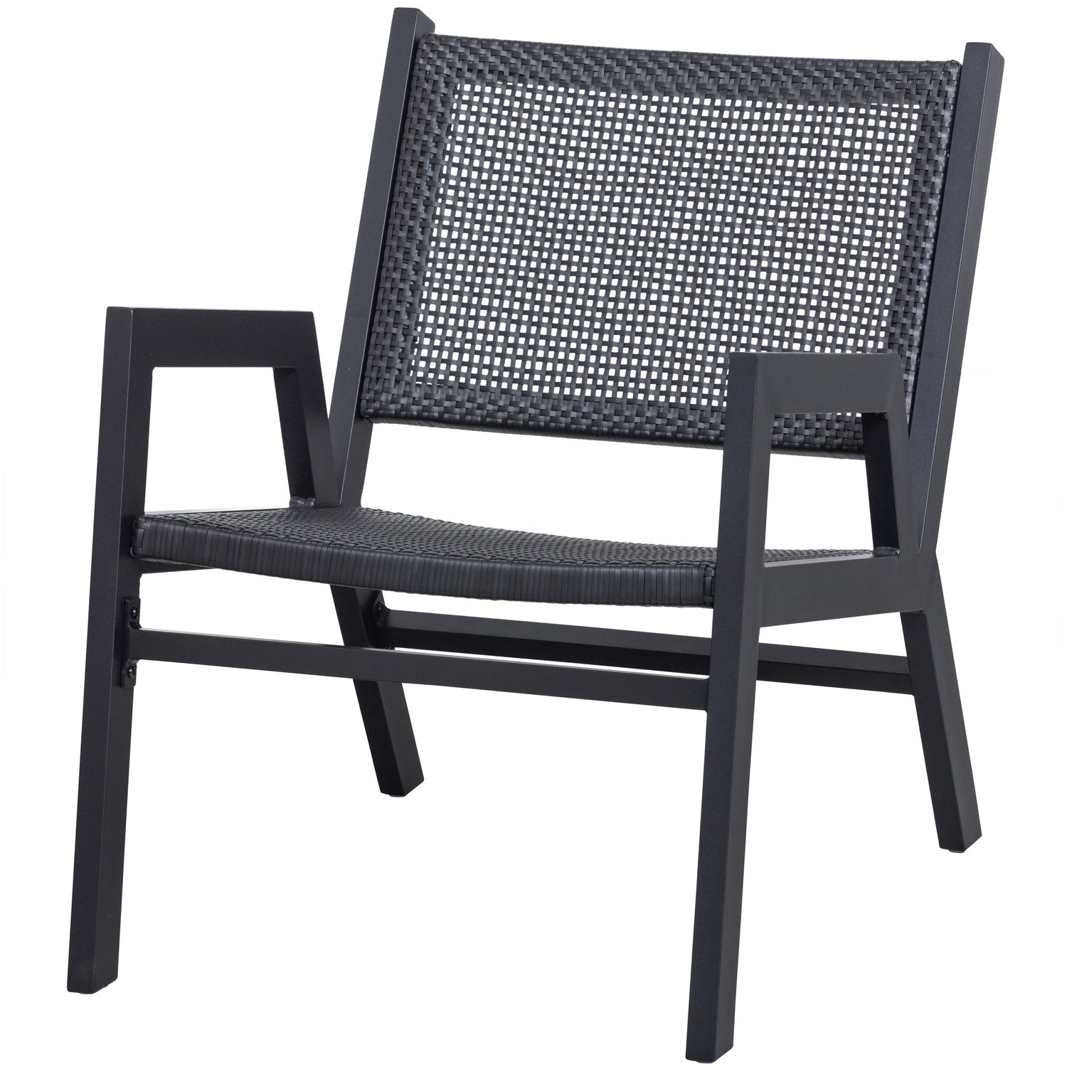 Pem Sessel Aluminium Schwarz