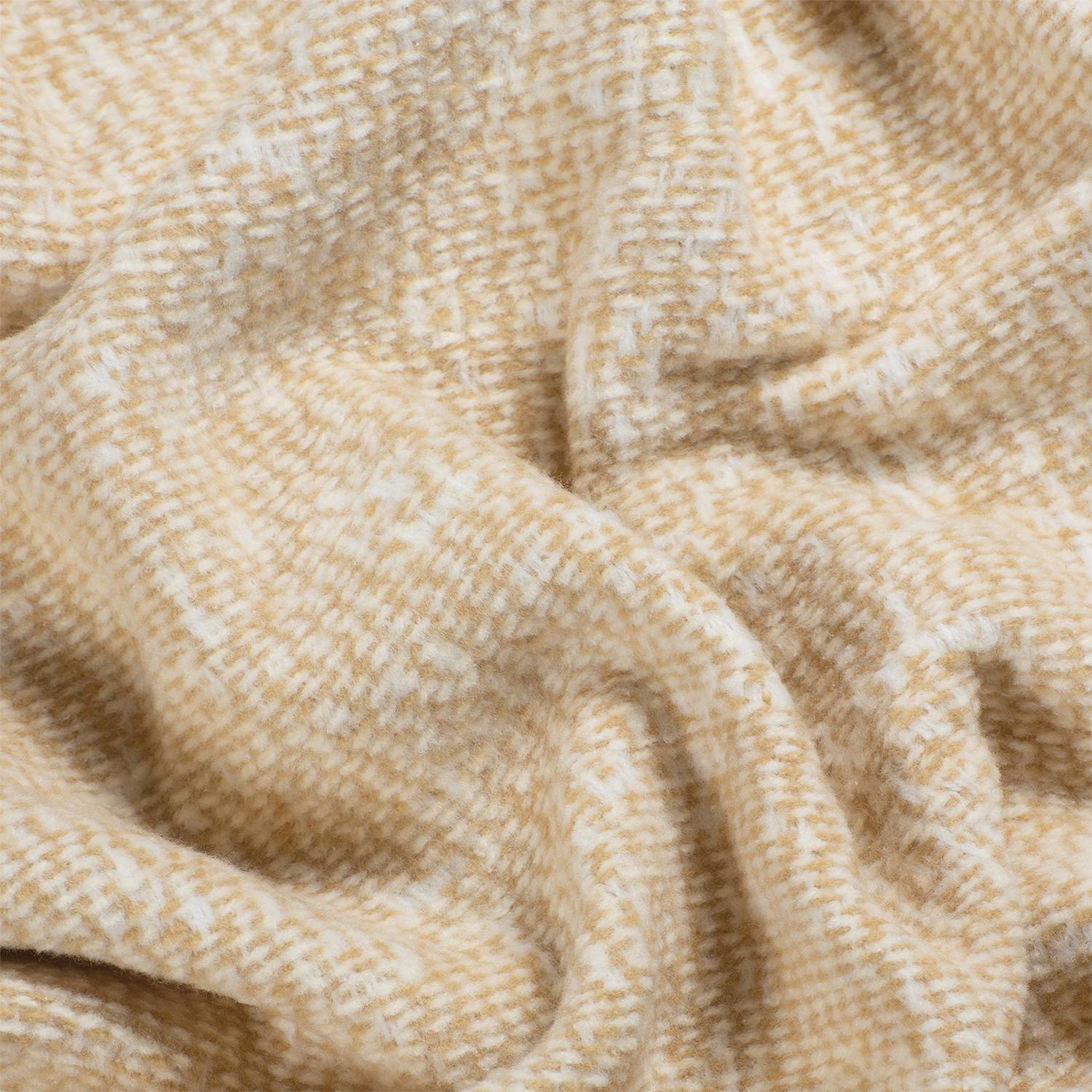 Plaid Ease Decke Baumwolle Polyacryl Beige