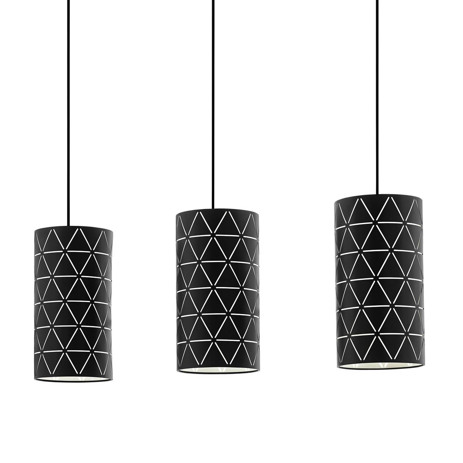 Ramon II Pendant Lamp Polystyrene Steel 3-light