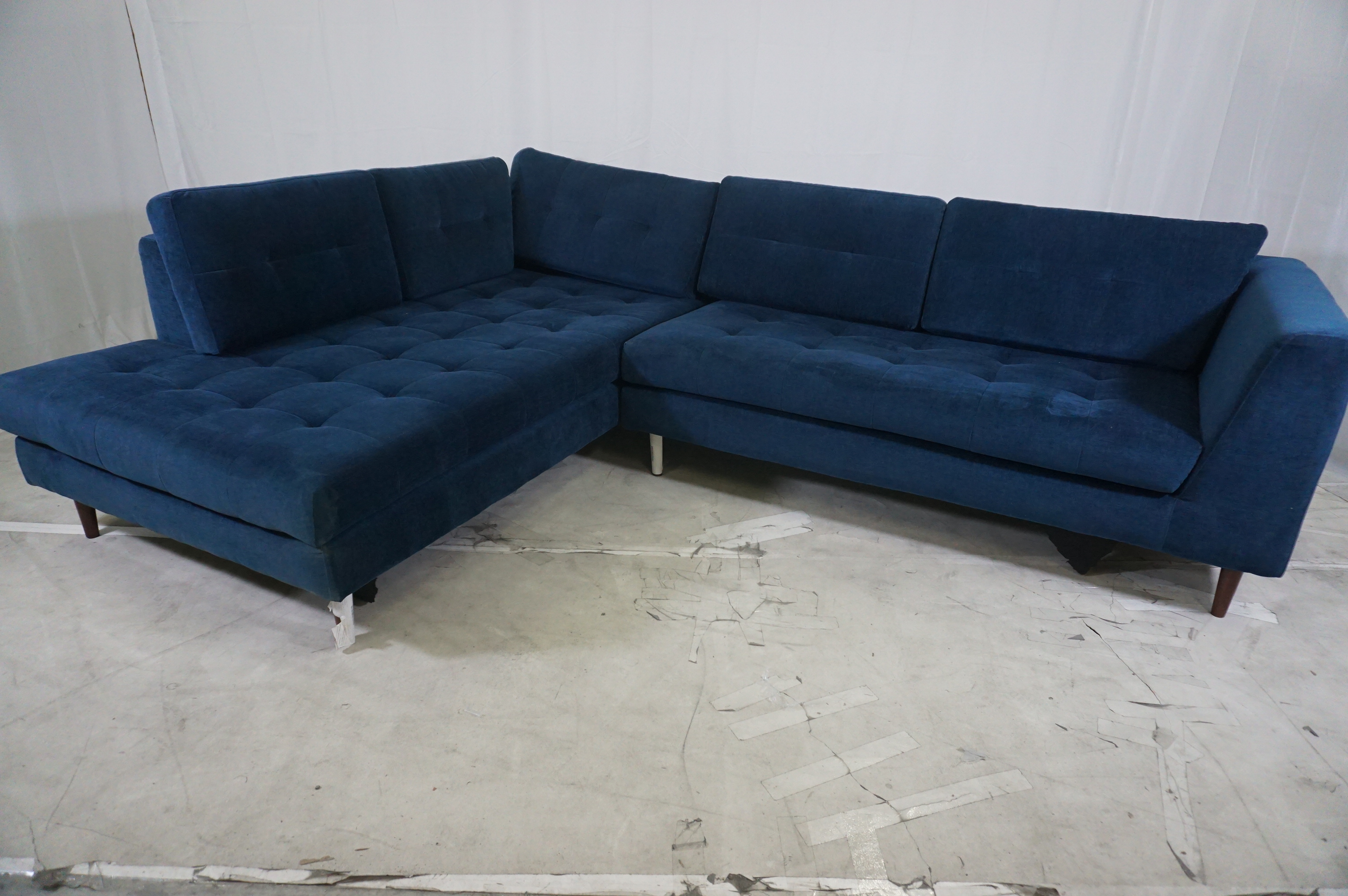 Nelson Sofa Récamiere Links Planet Legion Blue