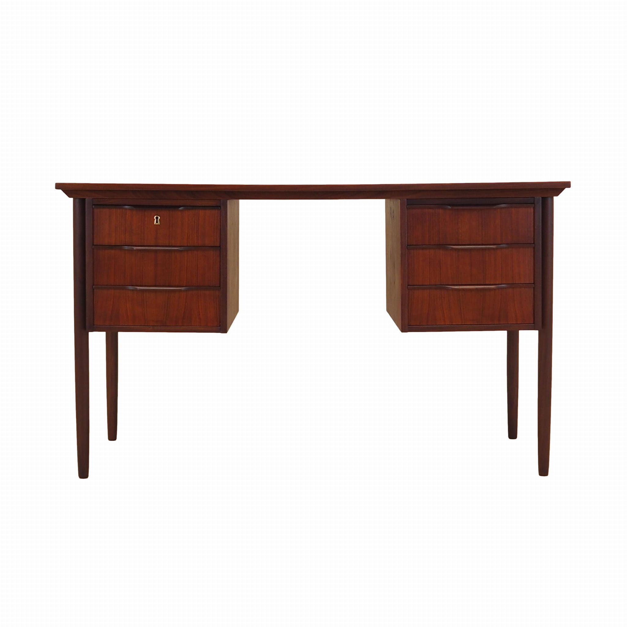 Schreibtisch Teakholz 1970er Jahre
