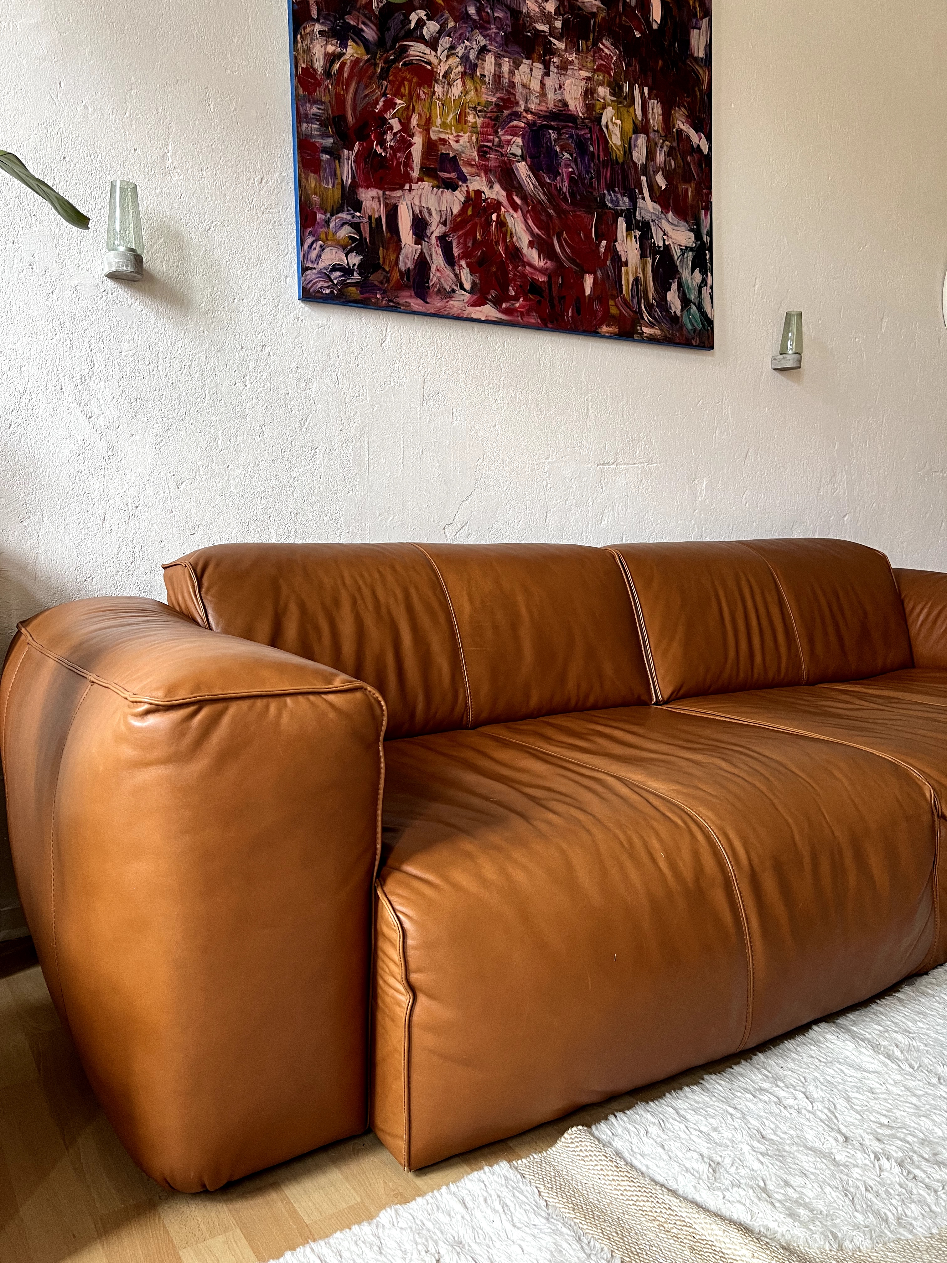 Sofa Hudson II Echtleder Braun