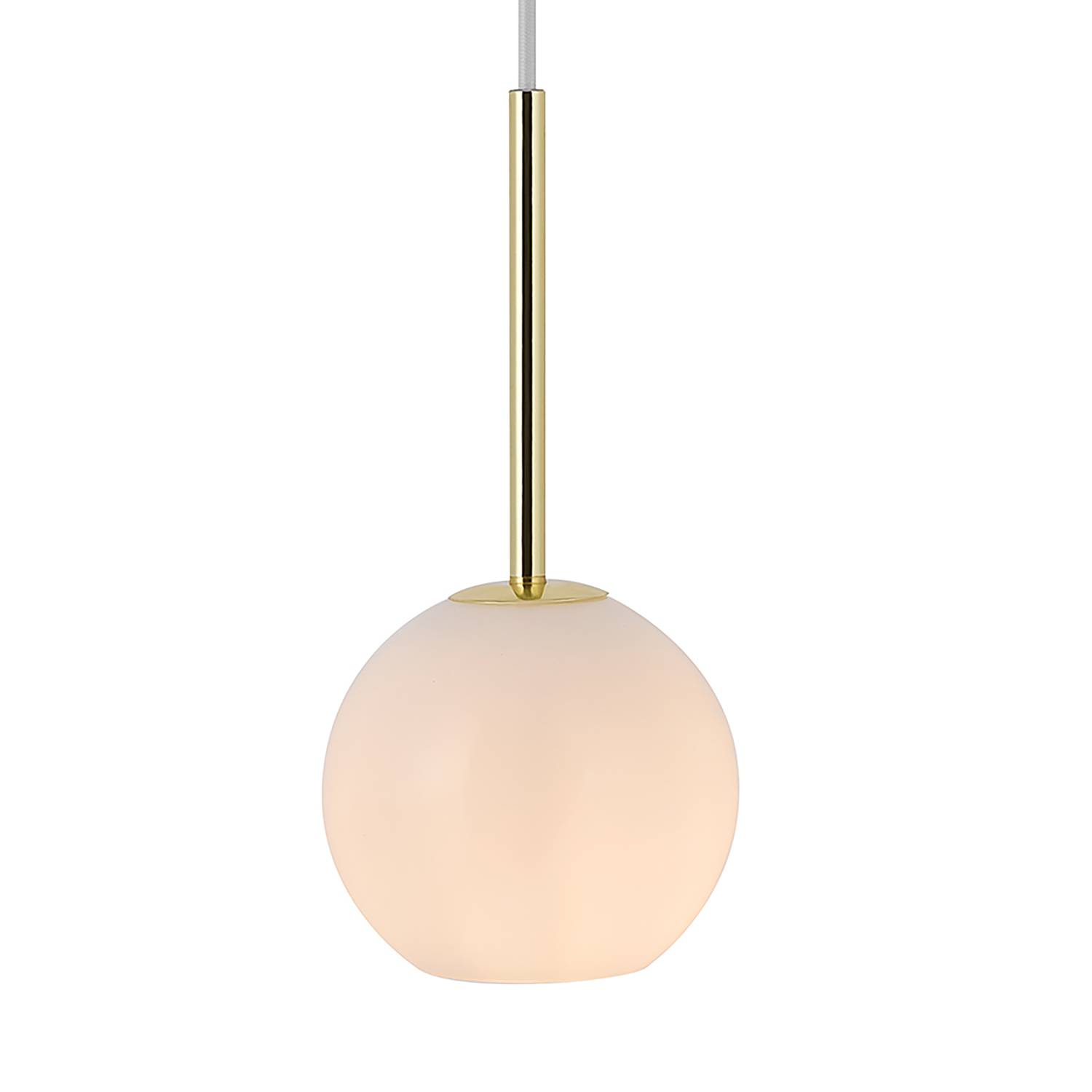 Pendant Light Franca 1-Light Opal Glass White