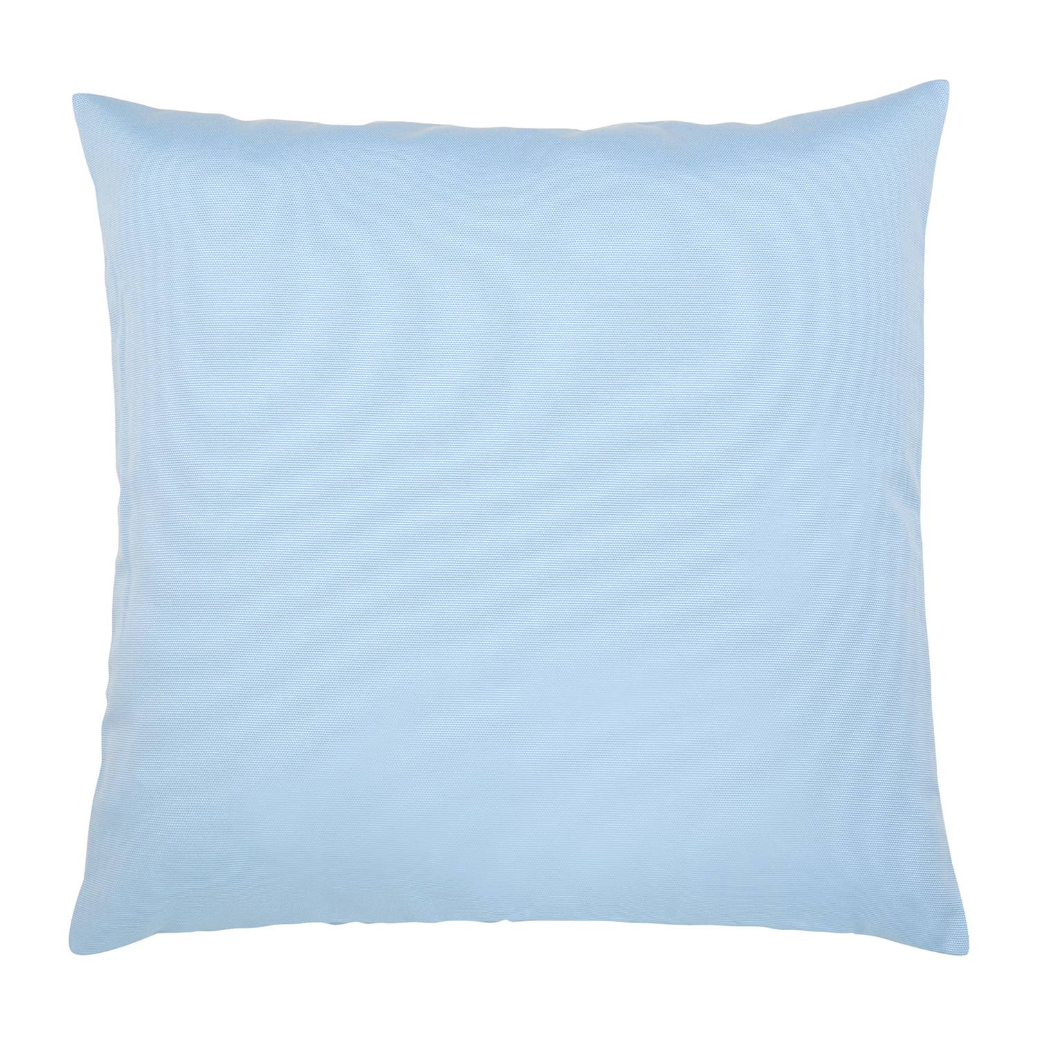 Kissen Juno Baumwollmischgewebe Hellblau 50 x 50 cm