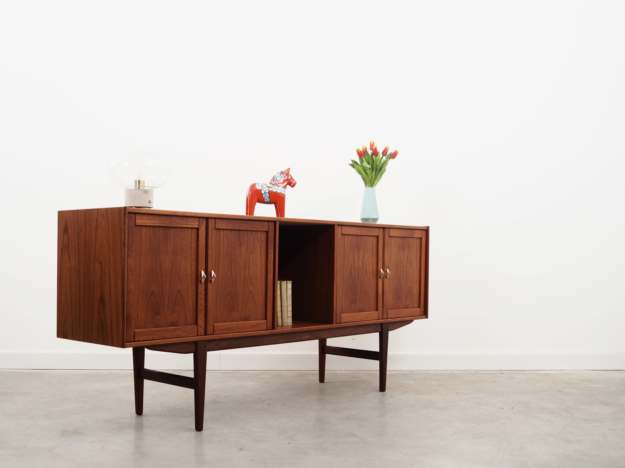 Vintage Sideboard Teakholz Braun 1970er Jahre 