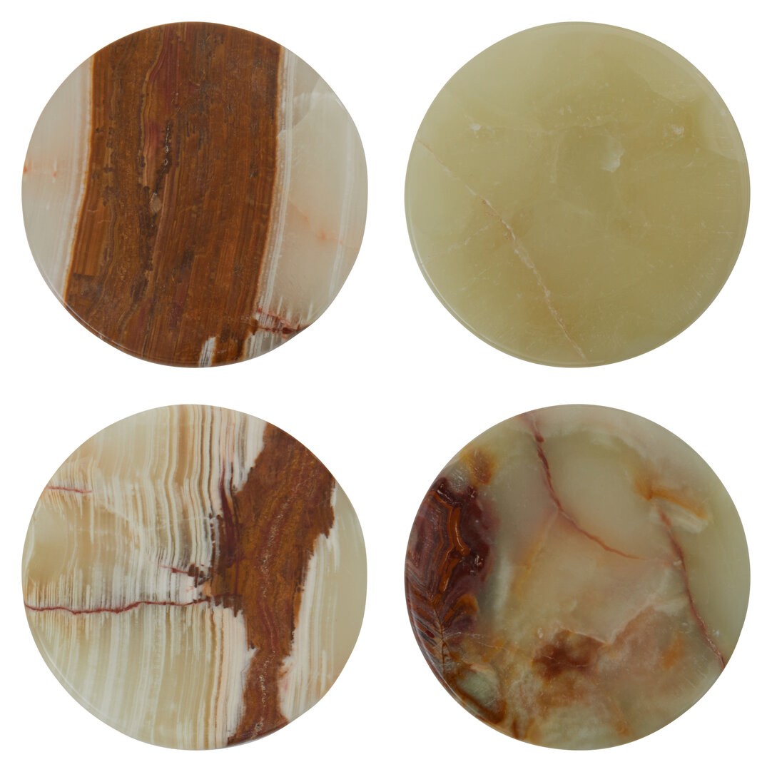4x Oleena Coaster Onyx