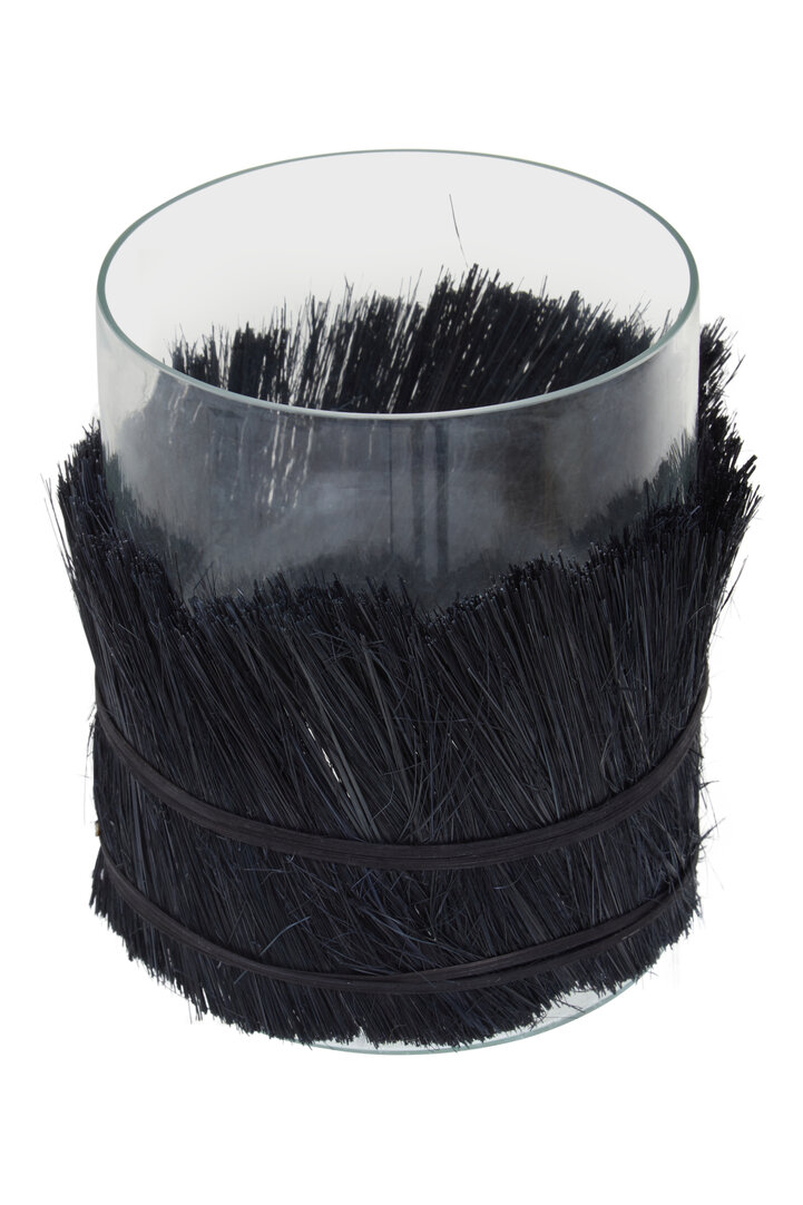 Kuta Mittelgroßer Kerzenhalter Schwarz