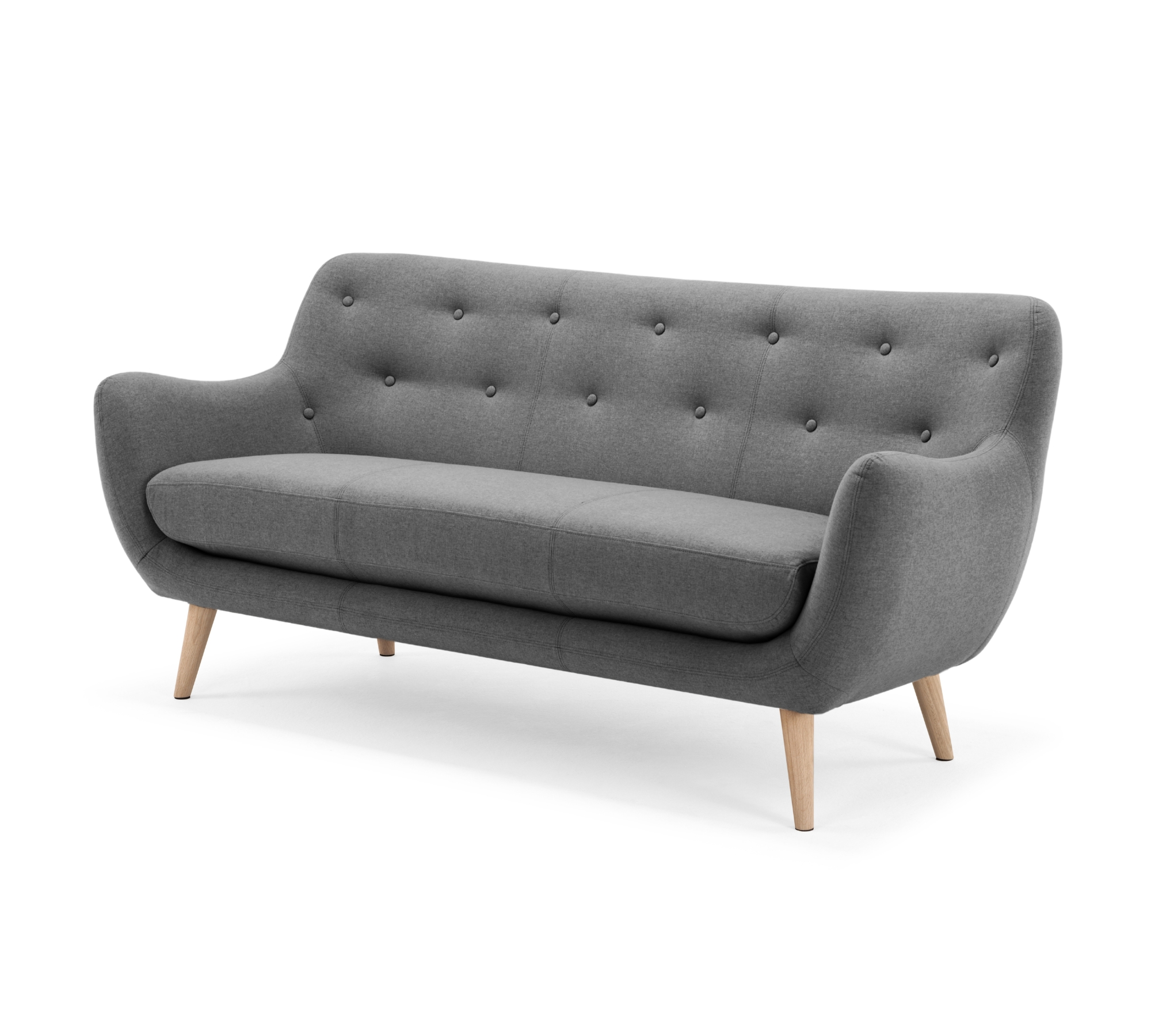 Herman Sofa 3-Sitzer Elliot Light Grey