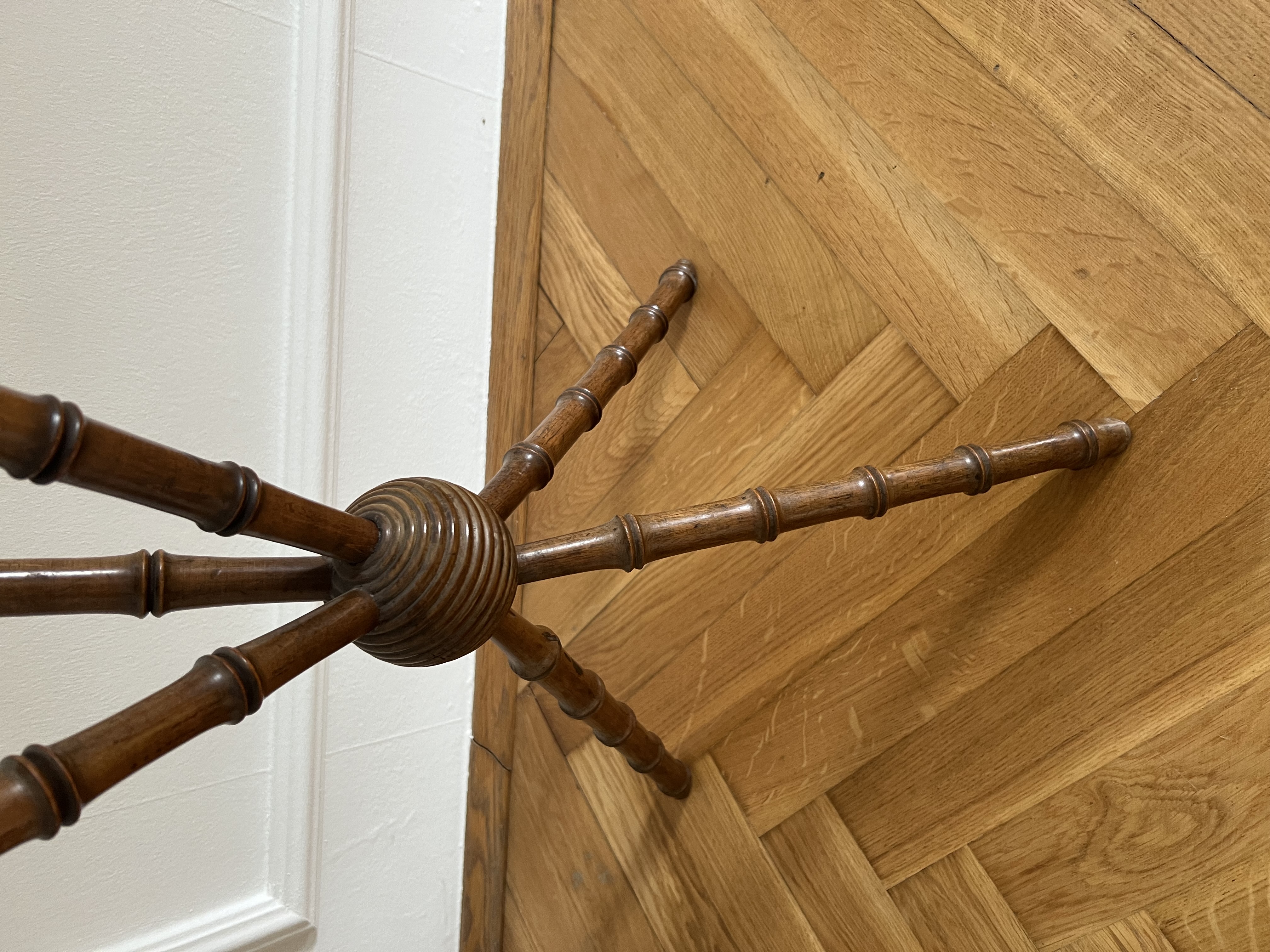 Three-legged side table wood 37cm