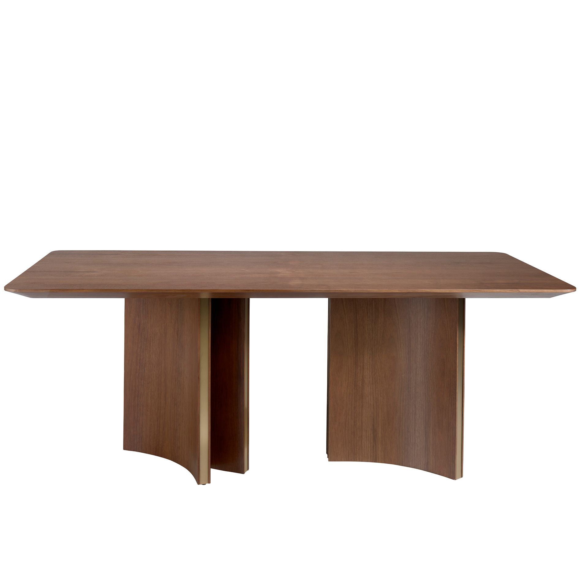 Dining table Walnut wood Brown