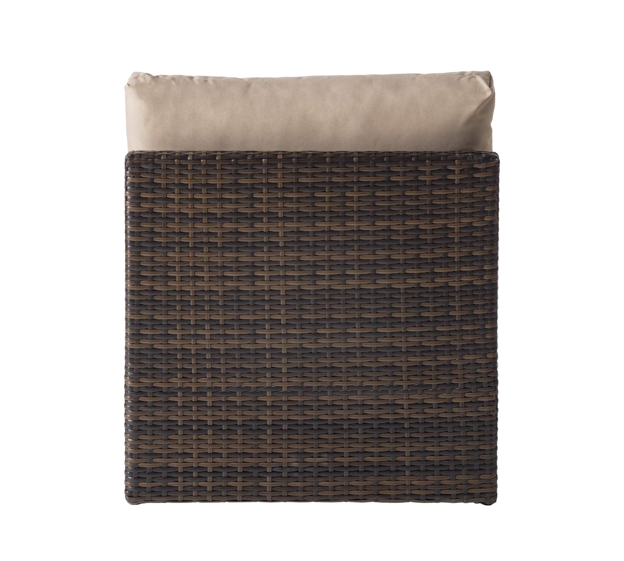 Loungesessel Polyrattan Braun