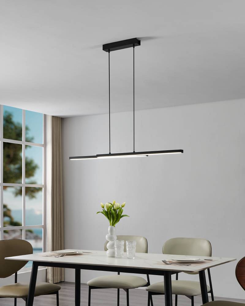 LED-Pendelleuchte Fraioli Polycarbonat Aluminium