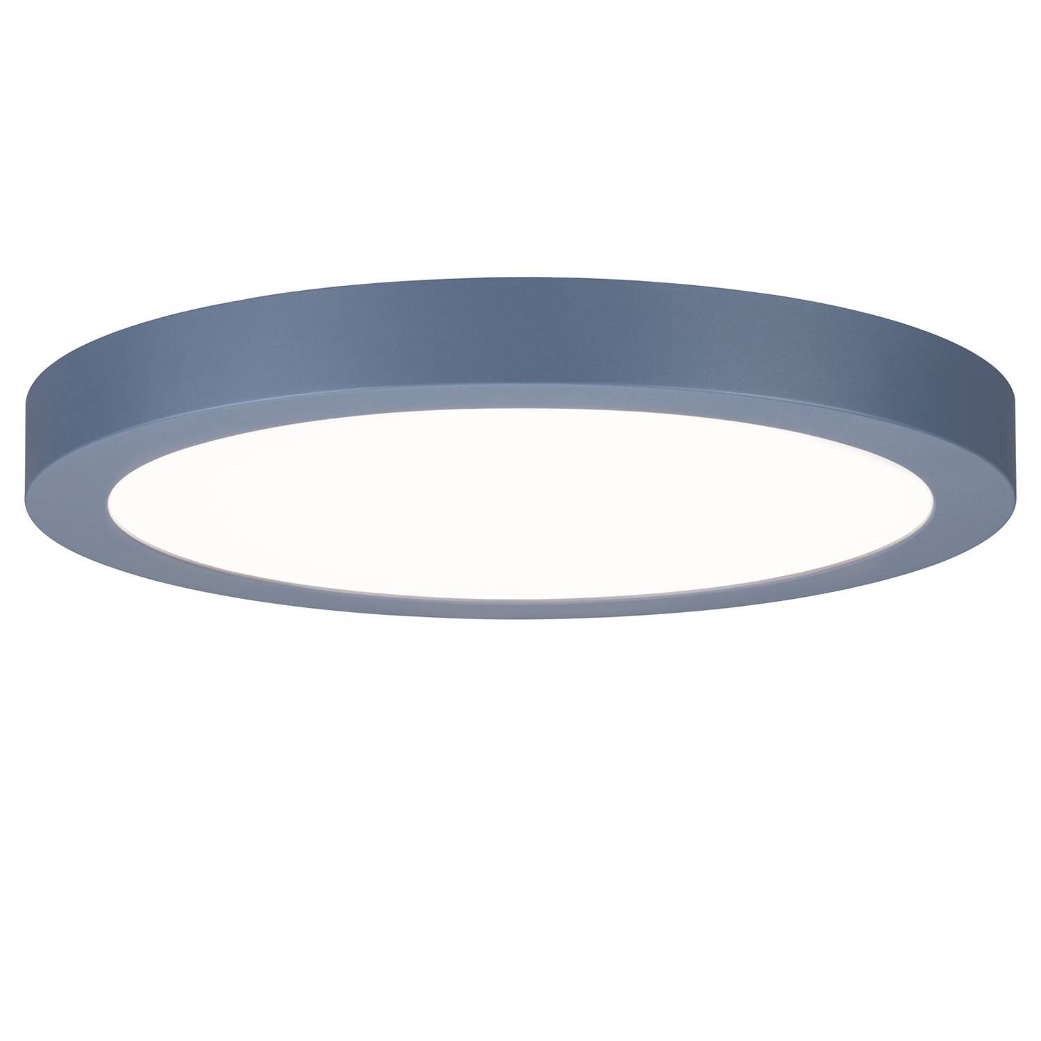 LED-Deckenleuchte Abia Polycarbonat Babyblau