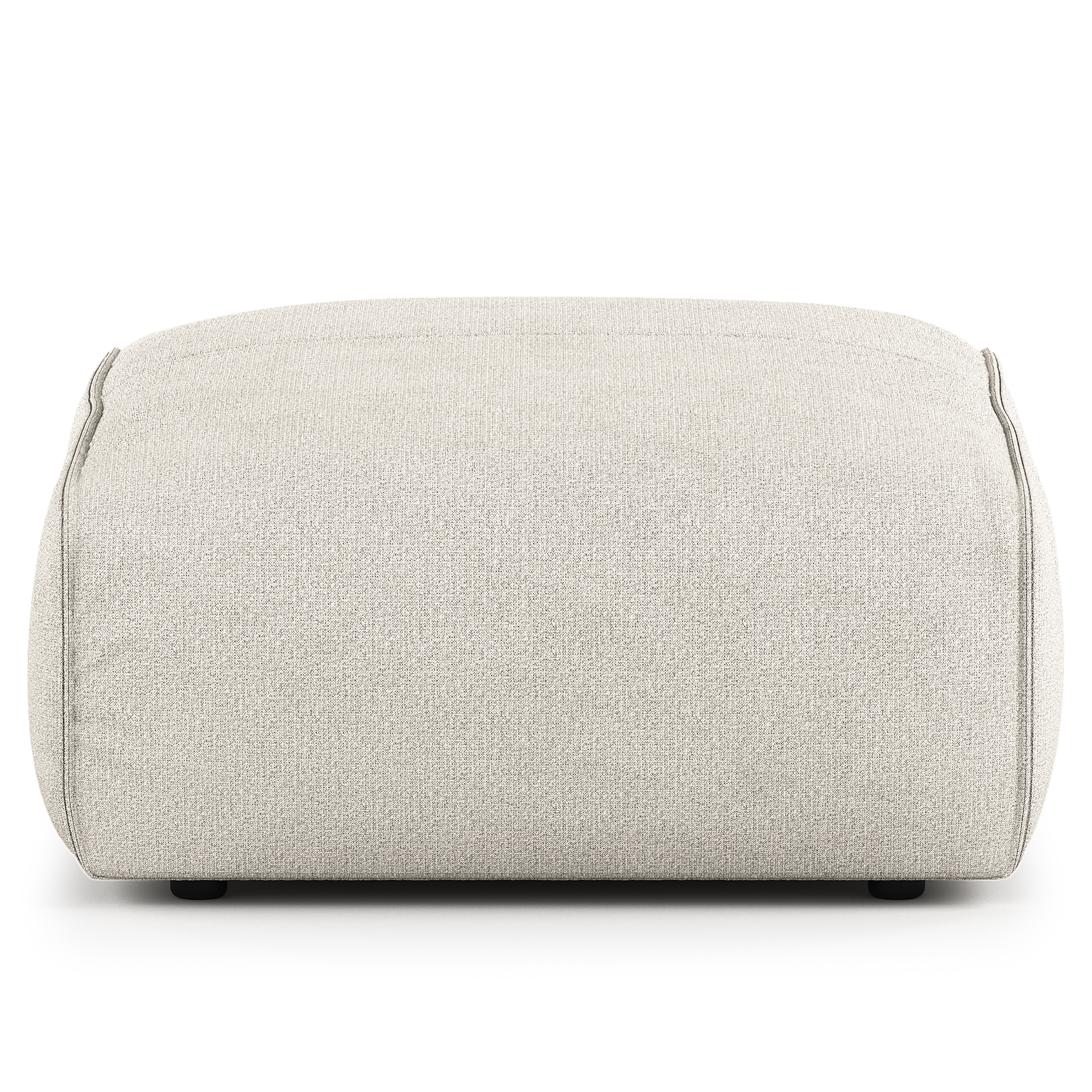Ottoman HUDSON Woven Fabric Amaris Greige
