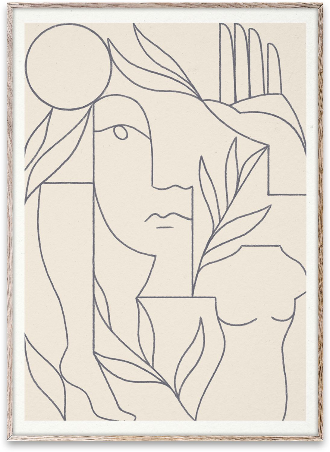 Eden Poster Beige ohne Rahmen