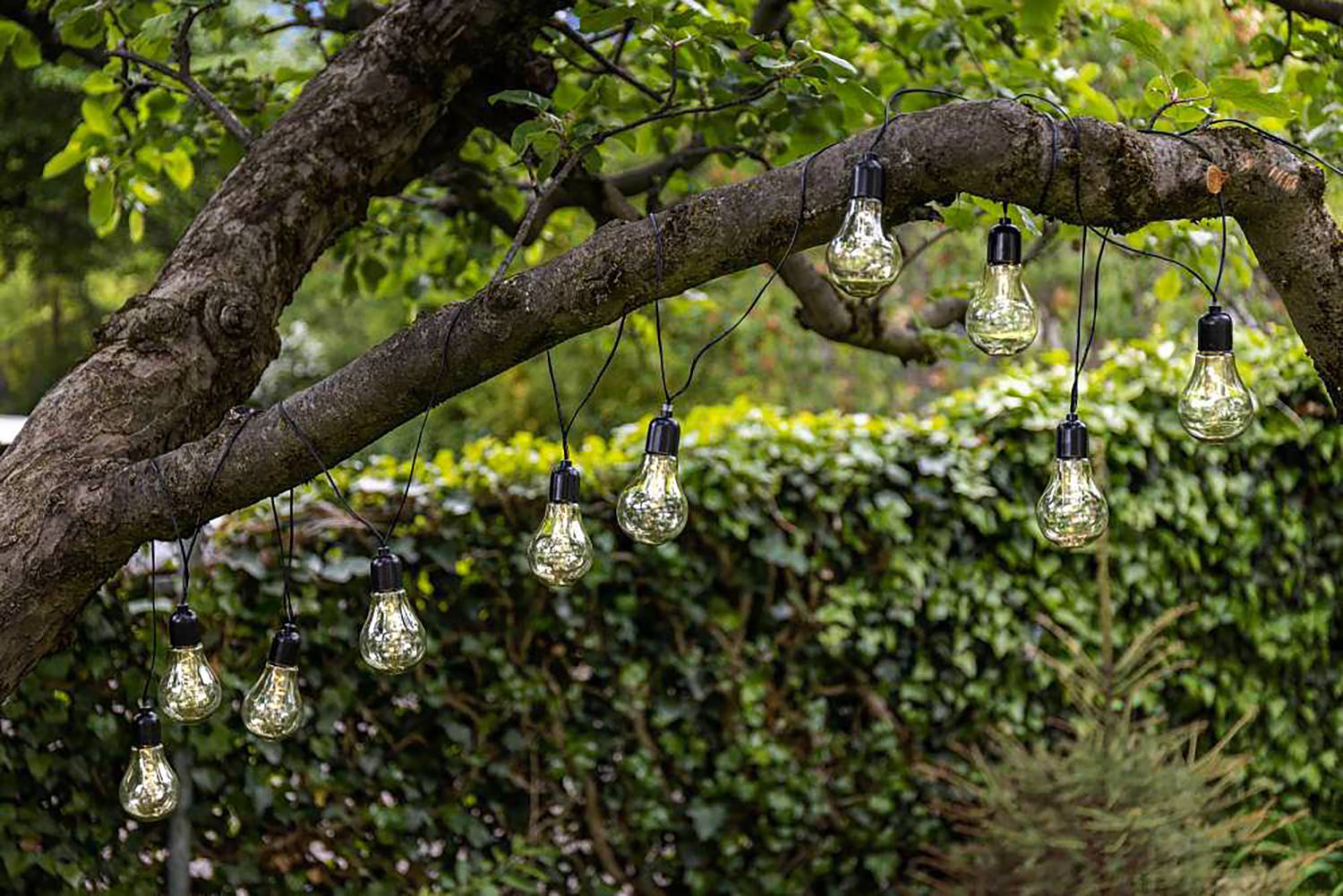 Lichterkette Libisa Typ B 10-Flammig Schwarz