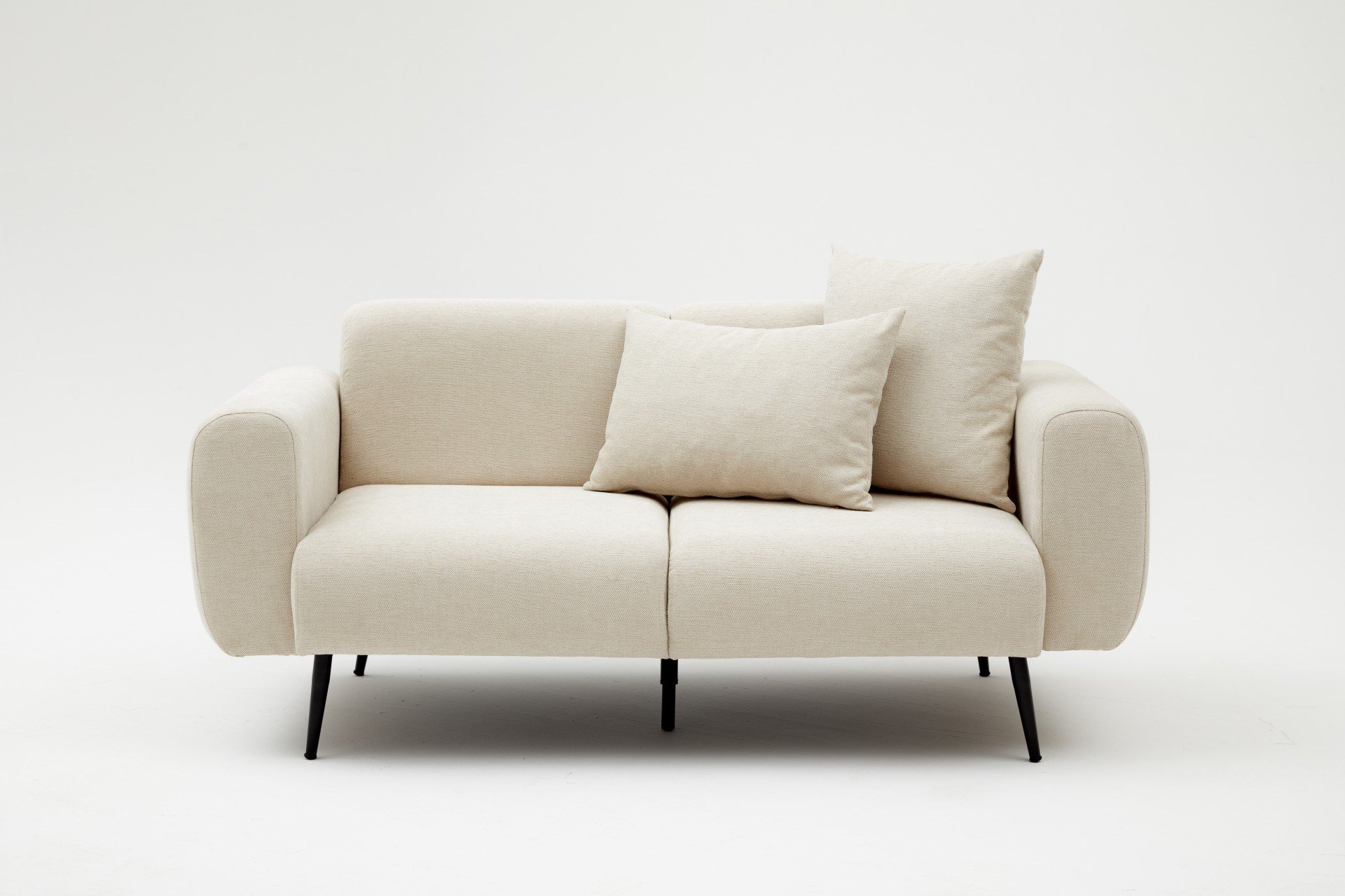 Side Sofa 2-Sitzer Creme