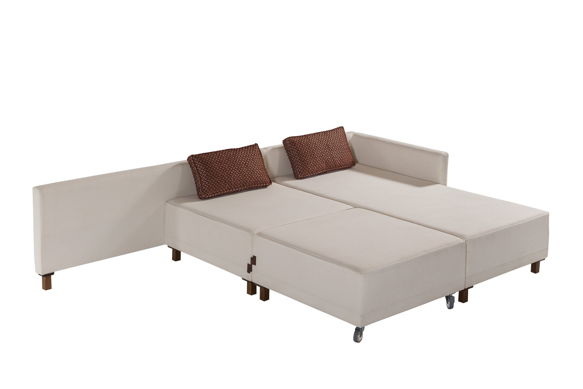 Matris Right Eckschlafsofa Beige