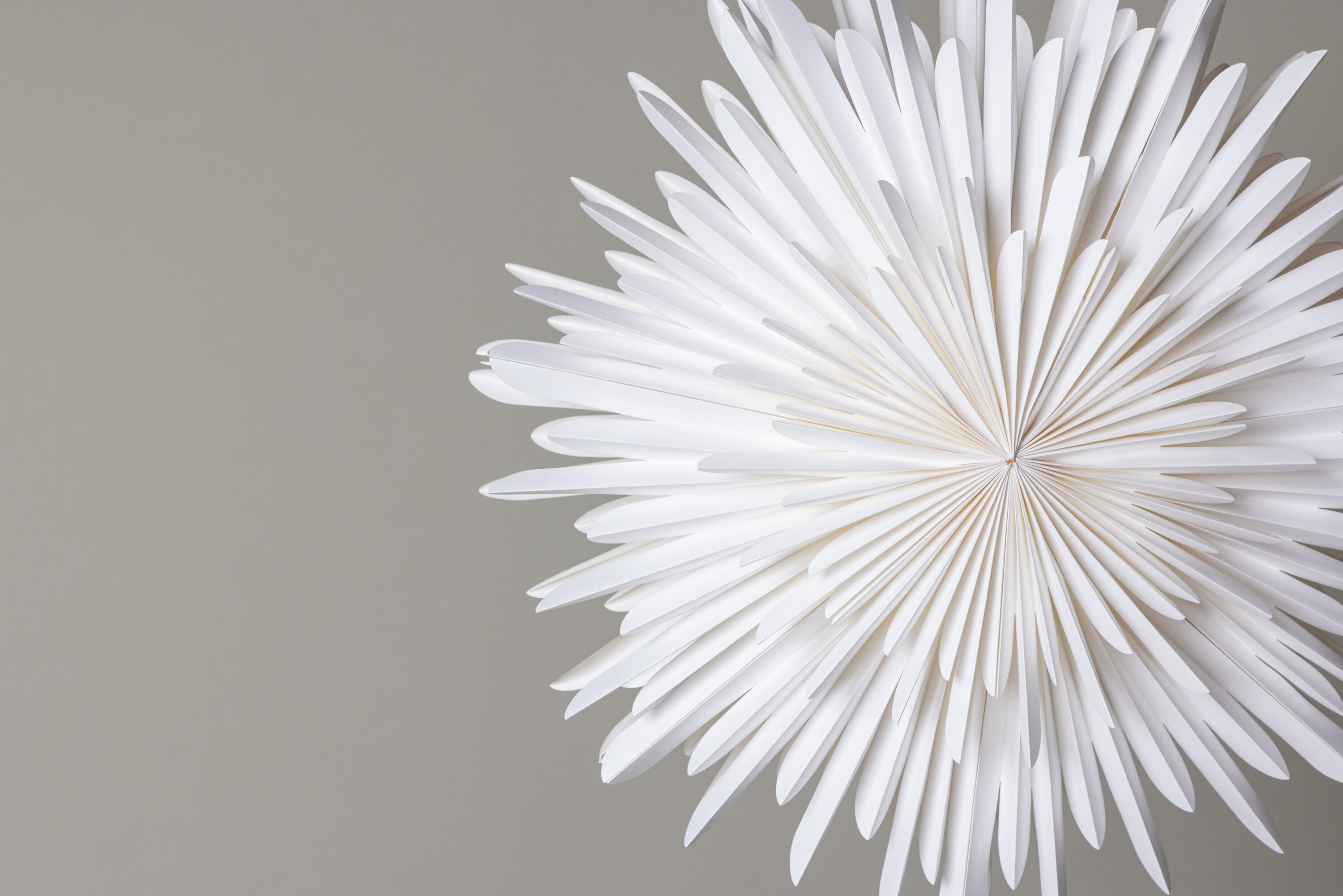 Sälen Pendelleuchte Papier Weiß Ø60cm