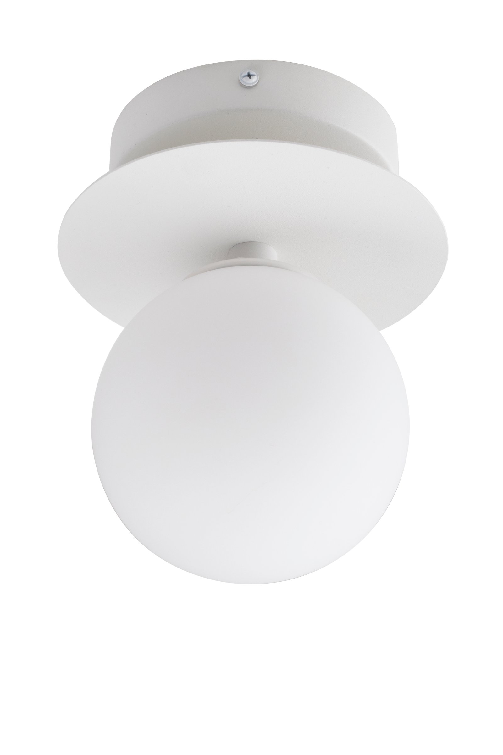 Art Déco Wand-/Deckenleuchte Weiß Ø 24cm