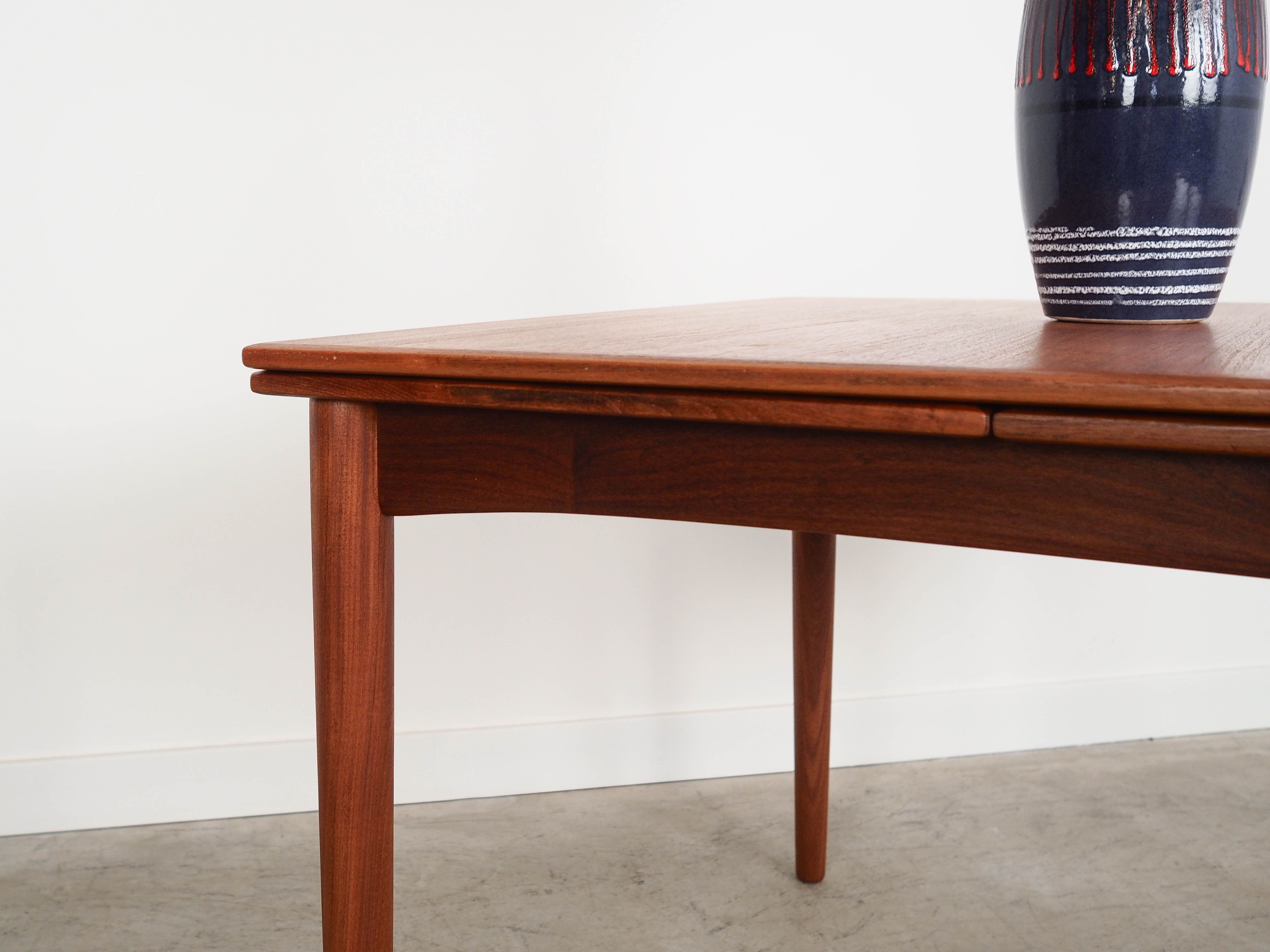 Teak table Brown 1970s